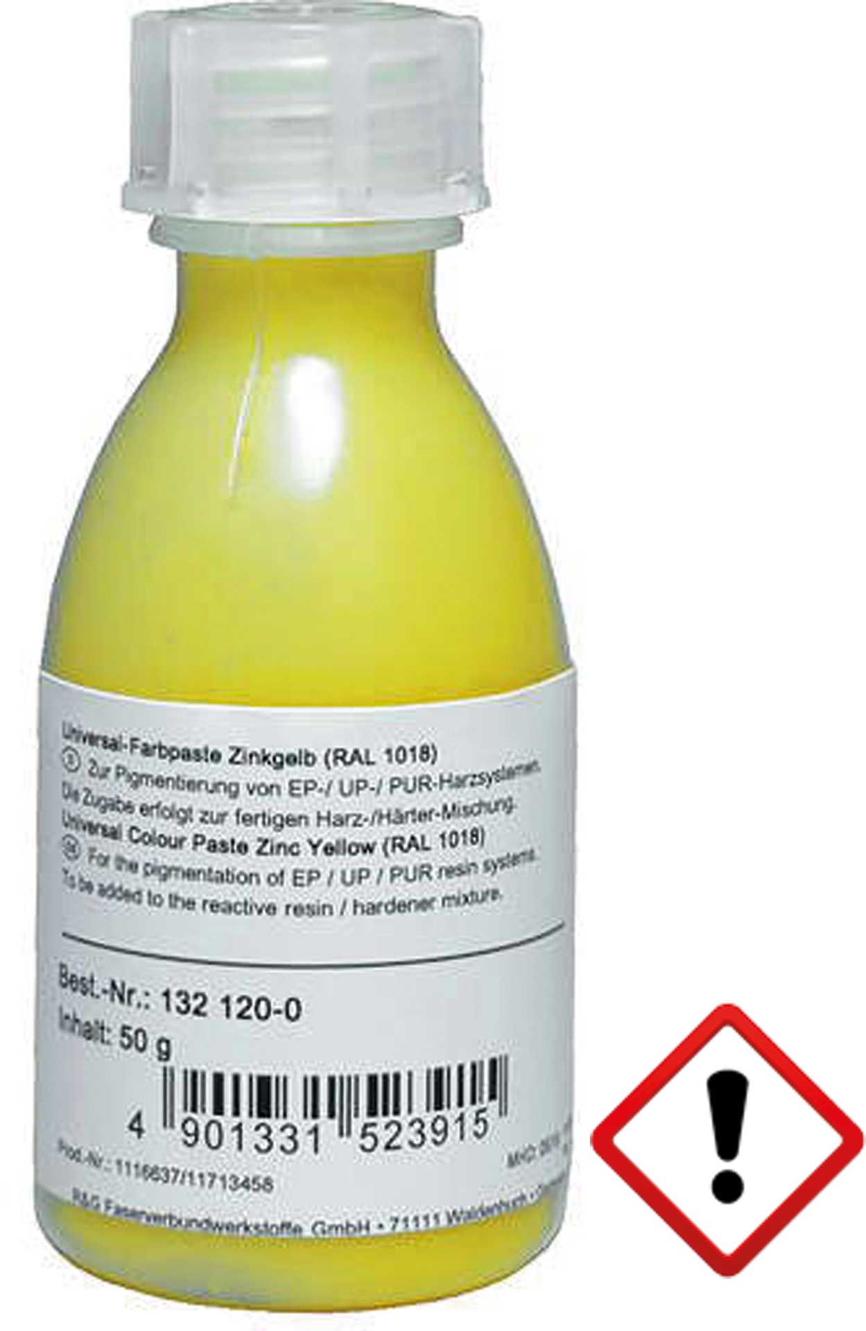 R G Universal Epoxid Farbpaste Zinkgelb Ral Quetschflasche G