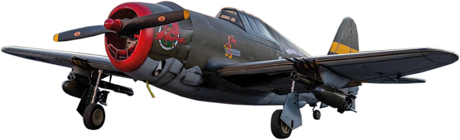 Seagull Models ( SG-Models ) P-47D Giant « Wicked Wabbit » 55-60cc avec train rentrant électrique