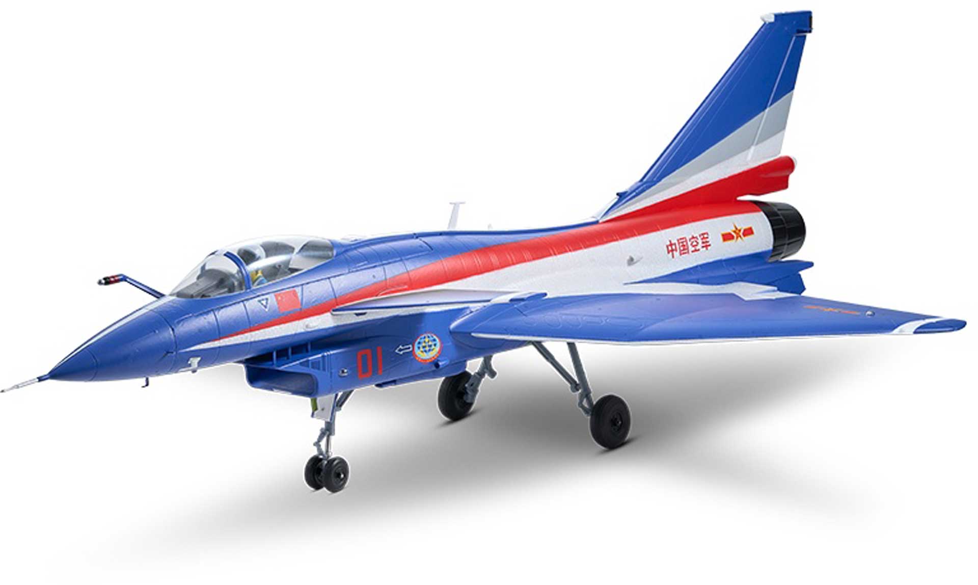 FMS J-10 EDF 64 PNP blau 69cm Jet