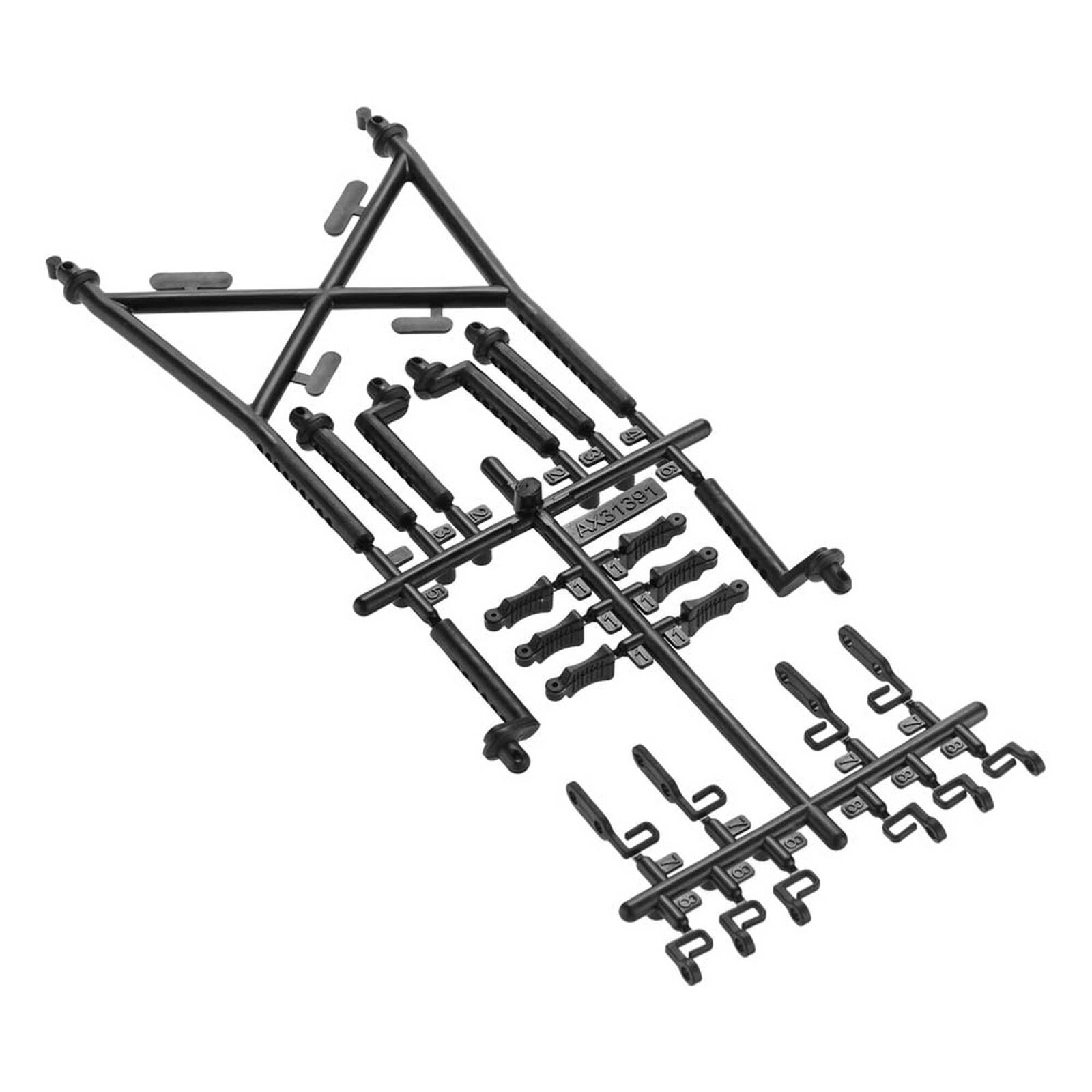 AXIAL AX31391 Poteaux de carrosserie SCX10 II