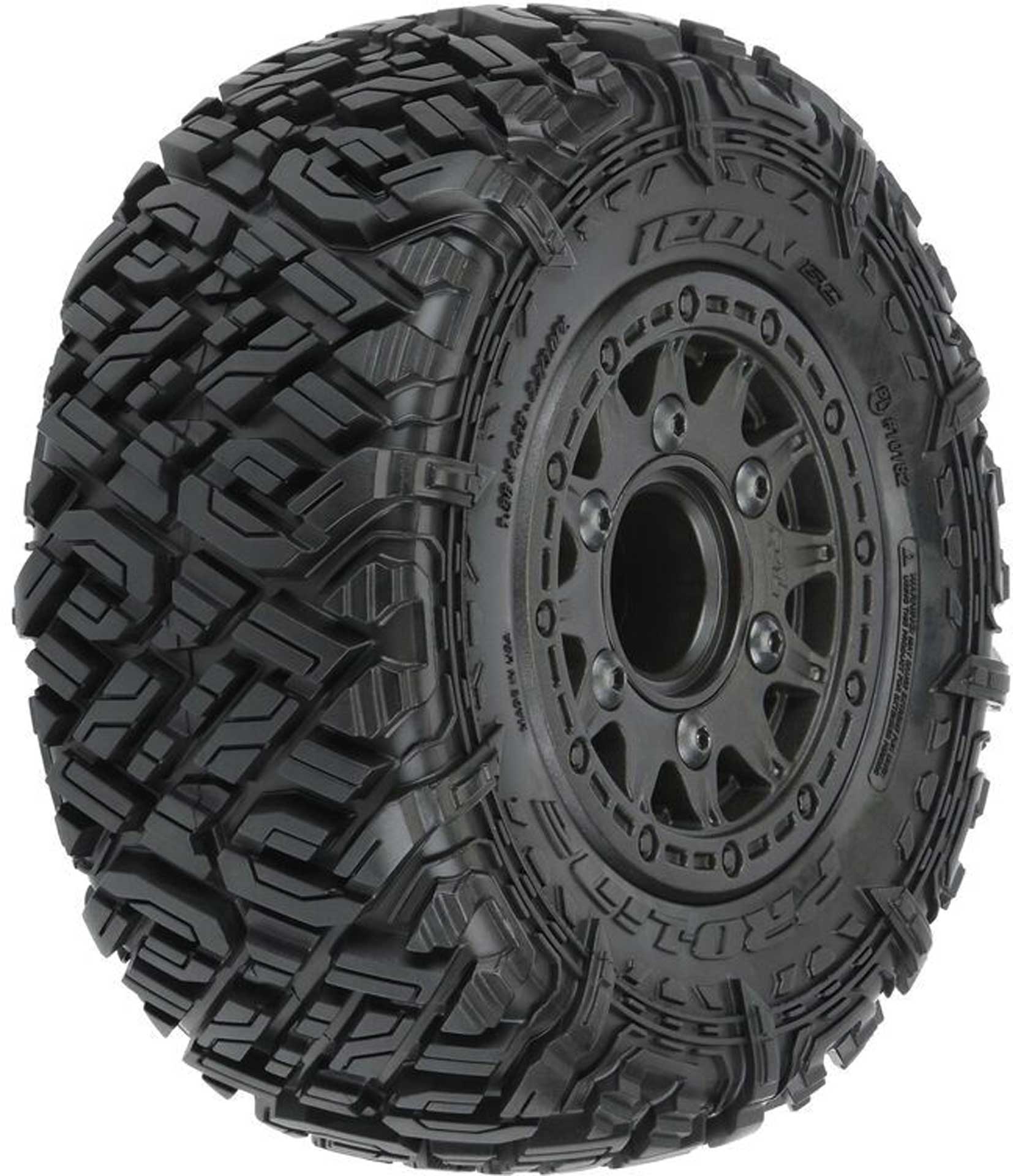 PROLINE ICON ALLTERRAIN (2) REIFEN V/H AUF RAID 6X30 FELGE SC TRUCK 2.2/3.0 SLASH 2WD & SLASH 4X4 V/H