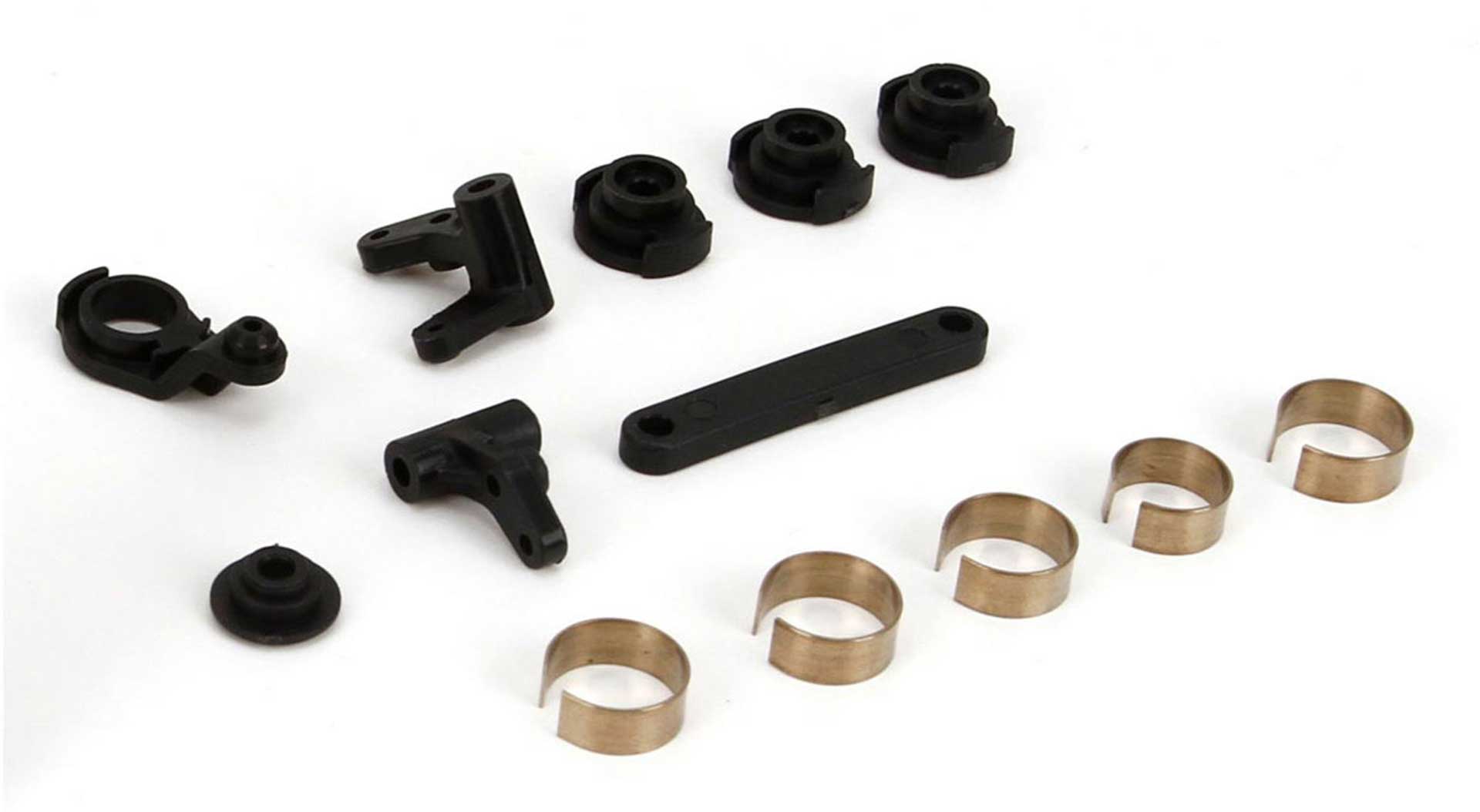 ECX SERVO SAVER AND  STEERING ACCESSORIES : 1/18 4WD RUCKUS/TORMENT/RALLY