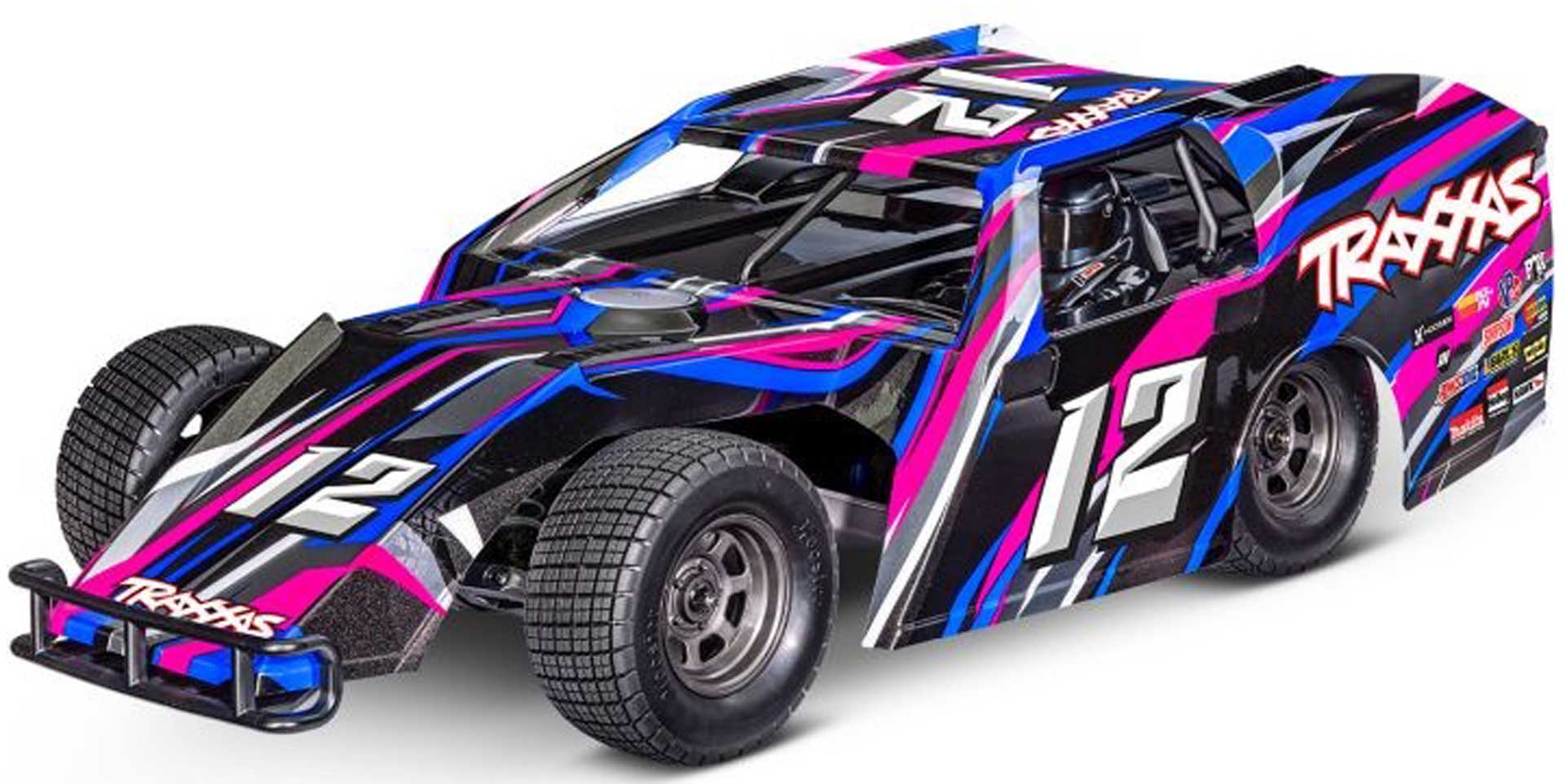 TRAXXAS MUDBOSS SLASH BL-2S PINK BRUSHLESS OHNE AKKU UND LADEGERÄT