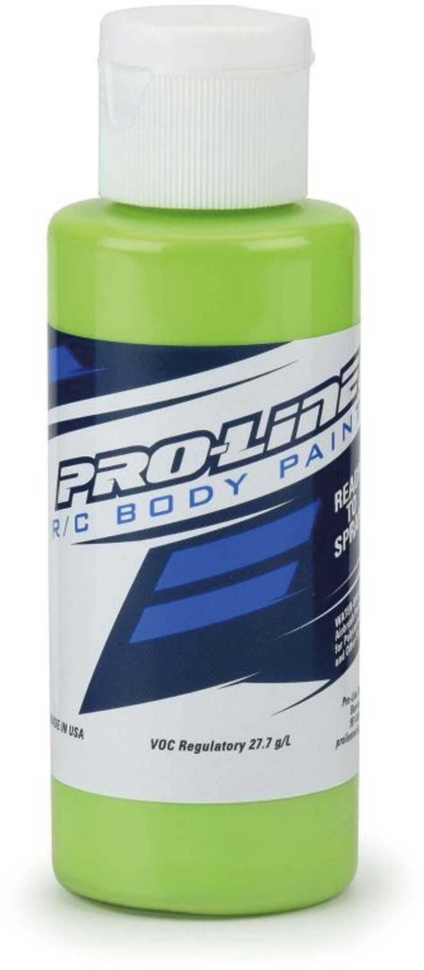 PROLINE RC BODY PAINT - LIME GREEN SPECIAL FOR POLYCARBONATE / AIRBRUSH PAINT