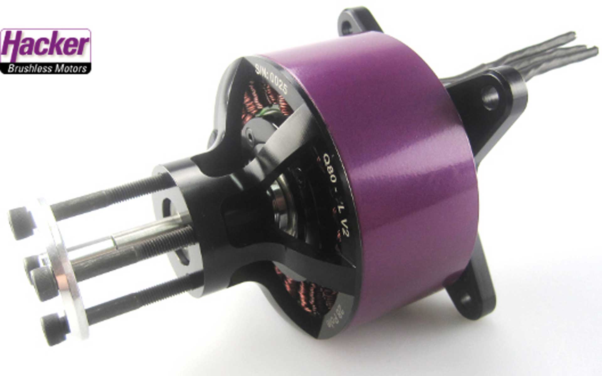 HACKER Q80-7L V2 KV155 Bruhsless Motor