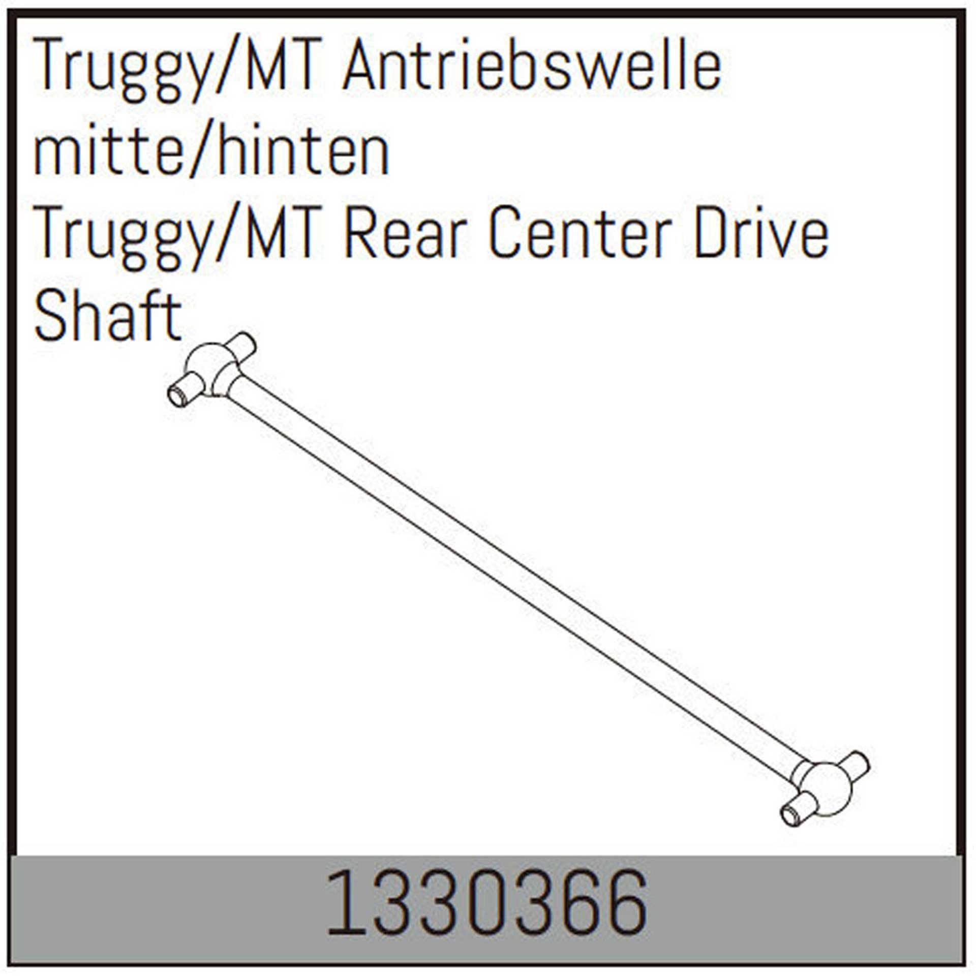 ABSIMA TRUGGY/MT ARBRE DE TRANSMISSION MILIEU/ARRIÈRE pièce détachée