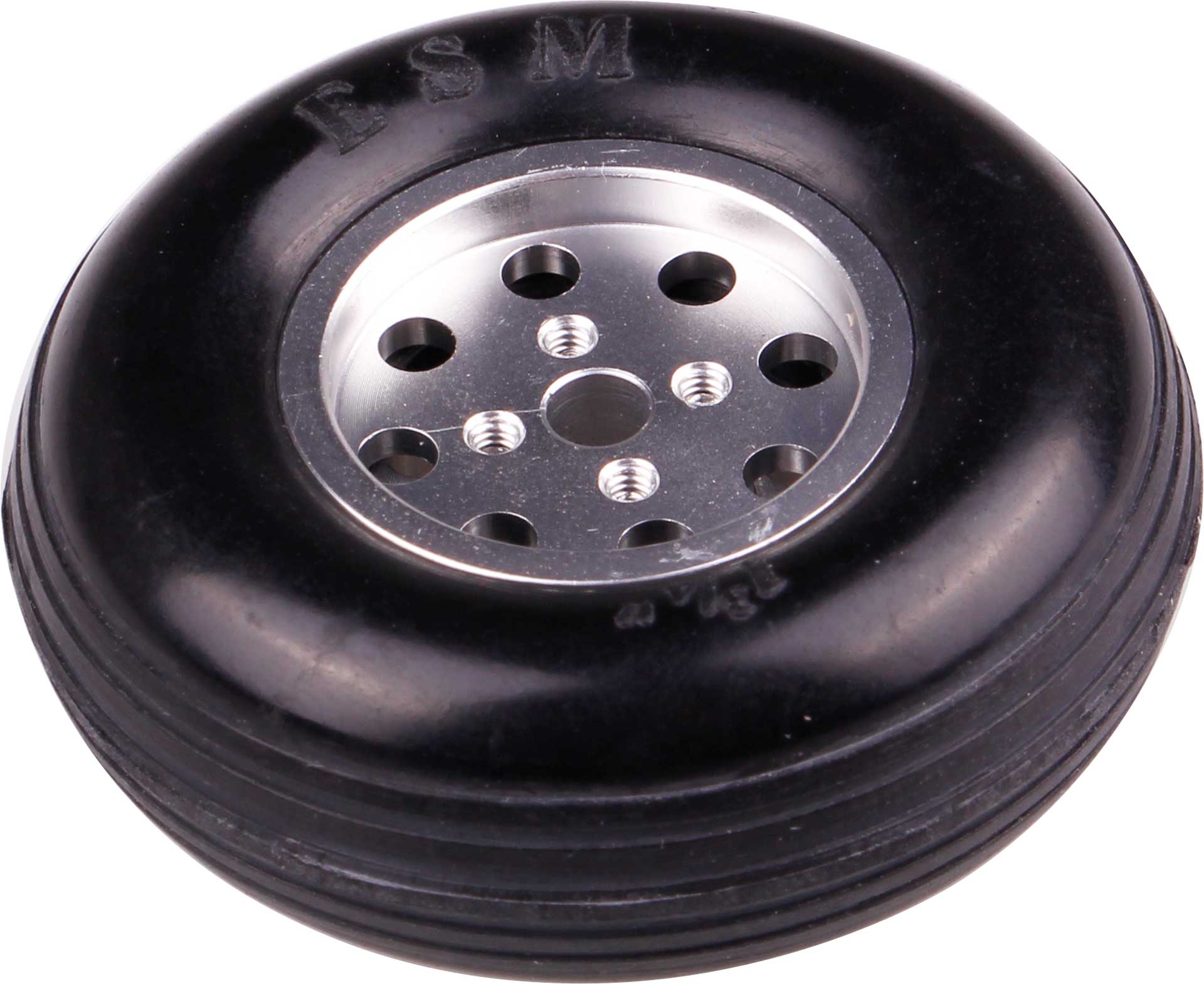 Robbe Modellsport Wheels ø76x24mm ø5mm axle with aluminium hub 68g