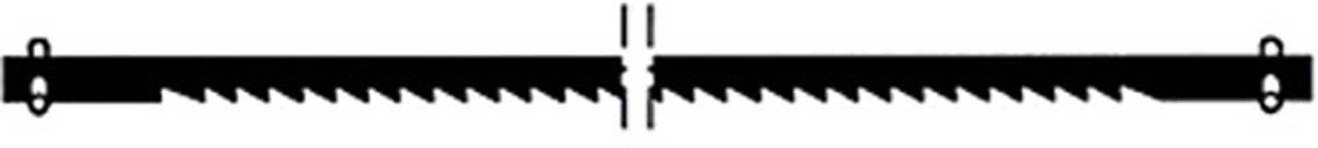 PROXXON SAW BLADES WITH CROSS PIN, VERY FINE TOOTHED (25 TEETH ON 25 MM), 12 PCS.