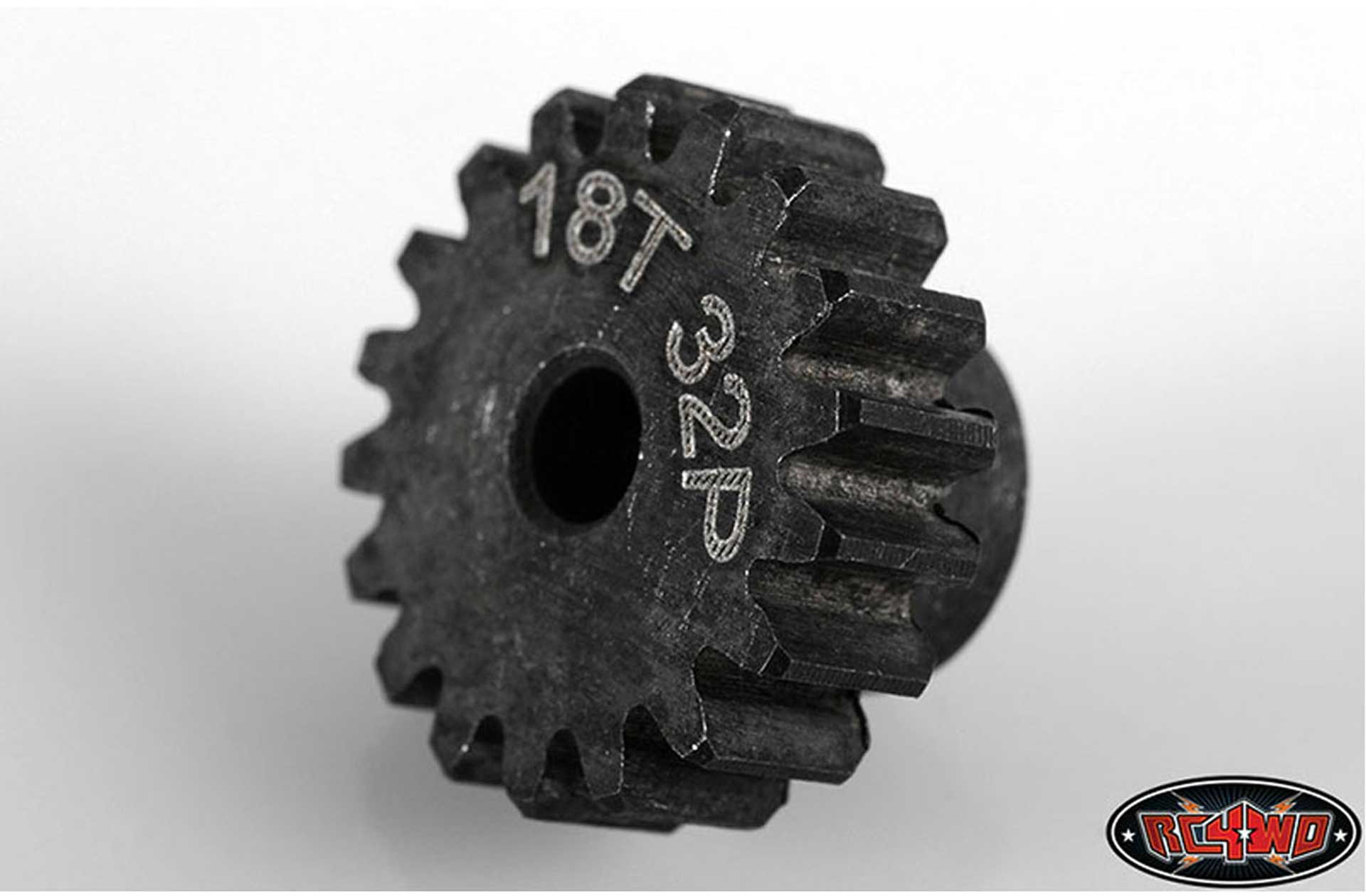 RC4WD 18T 32P HARDENED STEEL PINION GEAR