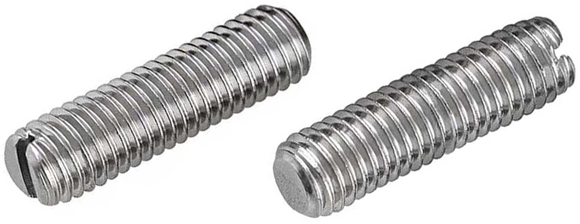 MP-JET M5x20mm grub screw with slot and flat tip 4pcs.