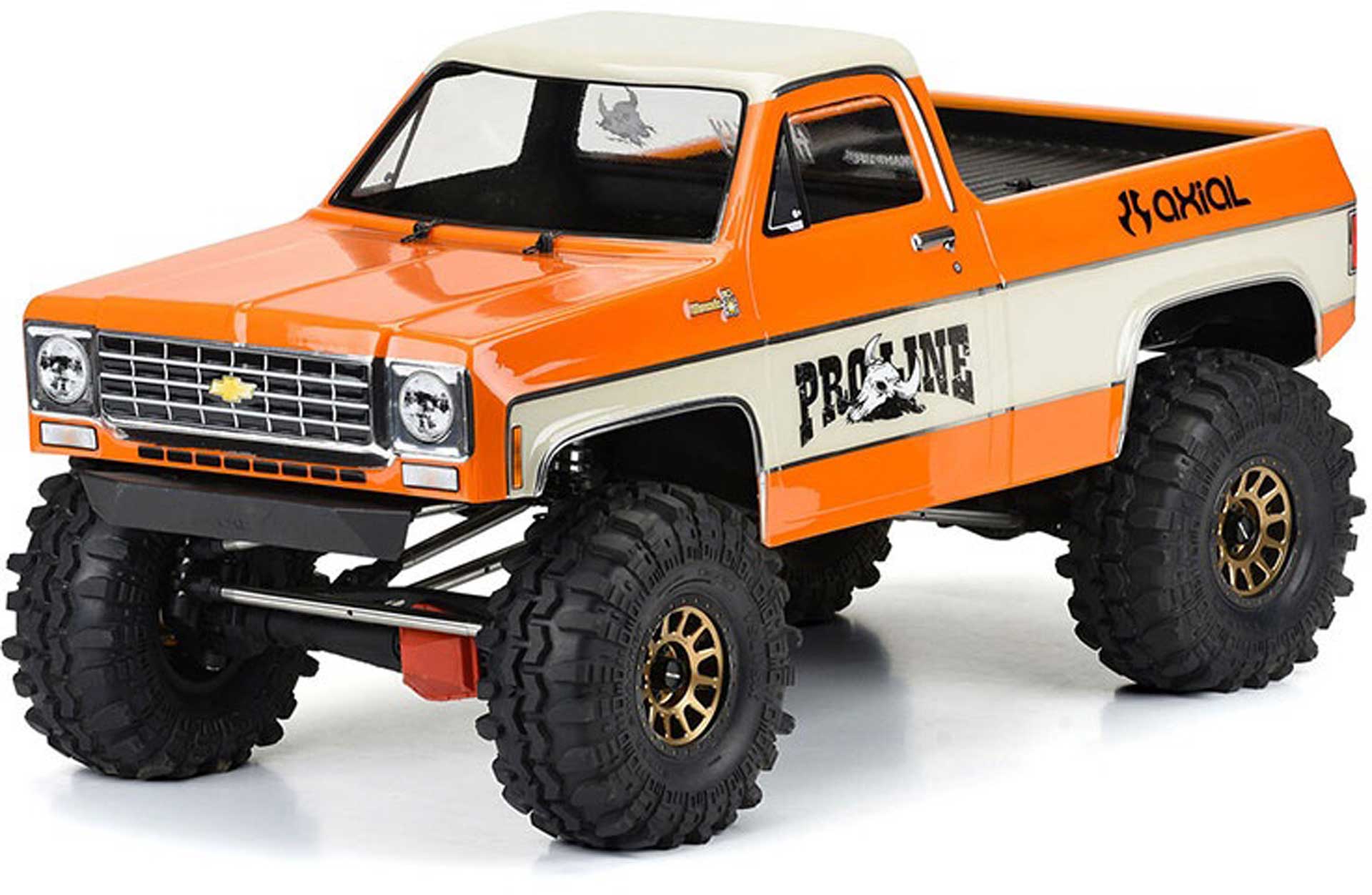 PROLINE body 1978 Chevy K10 unpainted for Axial SCX6 (requires AXI350001 checkers)