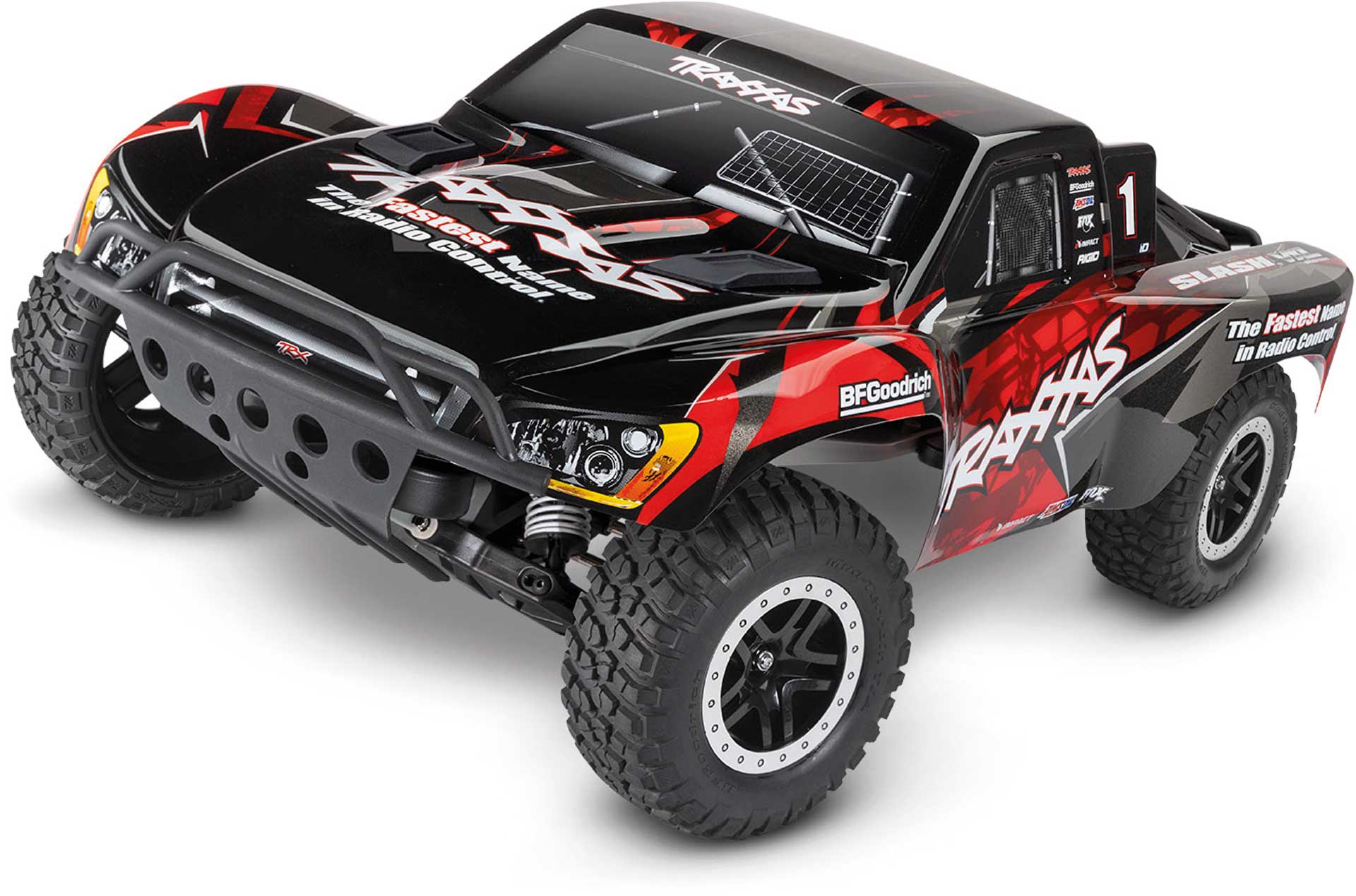 TRAXXAS Slash VXL Clipless rot 2WD 1/10 Short-Course RTR Brushless, Extreme-HD, sans batterie ni chargeur