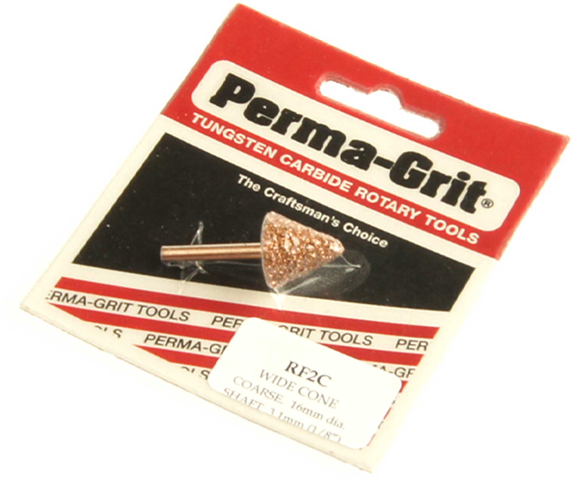 PERMA GRIT Small mounted point "Large Cone" coarse