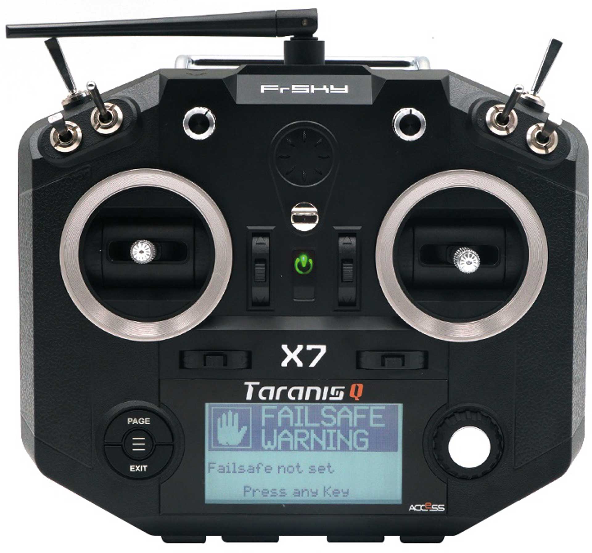 FrSky Taranis Q X7 ACCESS Sender m. Tragegurt, schwarz ohne Akku