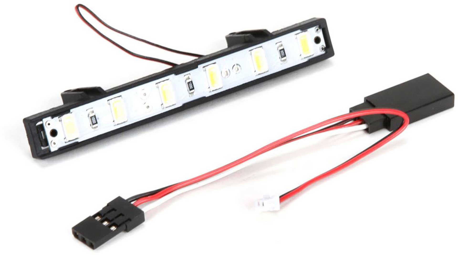 Barre lumineuse LED ECX avec boîtier : Roost 1/18 4WD