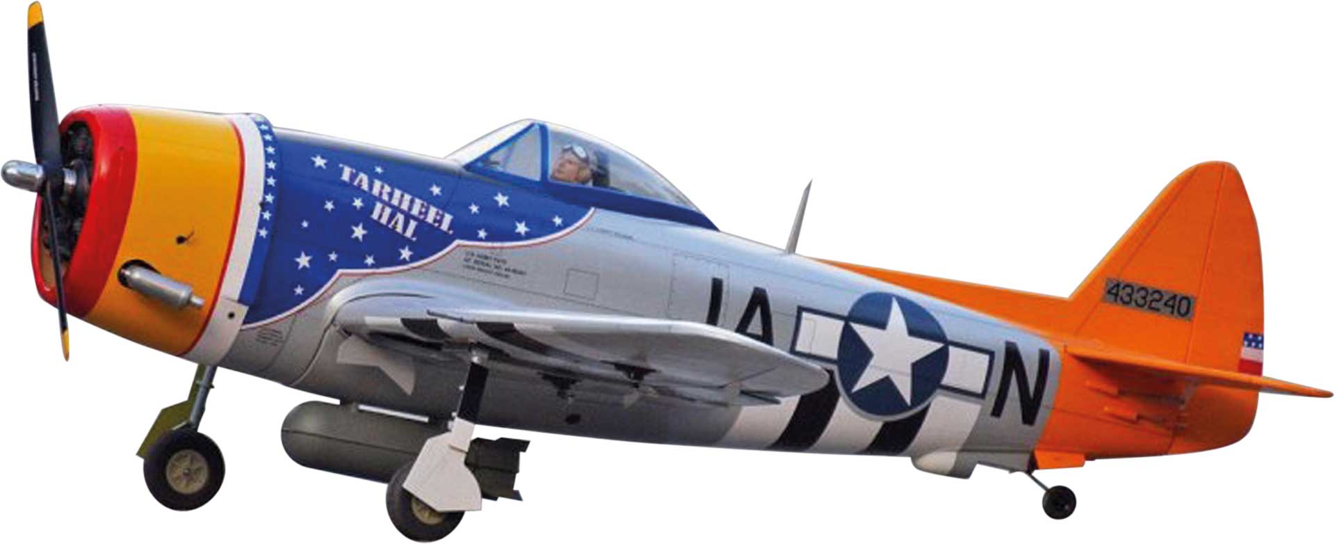 VQ Models P-47D Thunderbolt (Tarheel Hal) / 1500mm Oiseau de guerre ARF