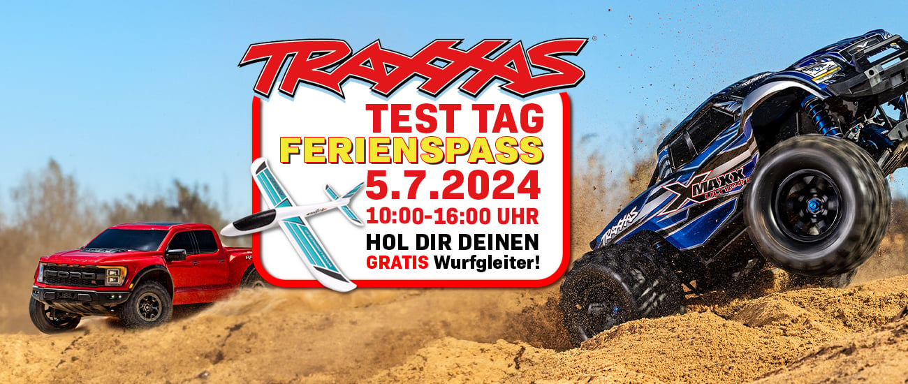 Traxxas Test Tag Ferienspaß RC Offroad X-Maxx, Slash, Revo, Bigfoot