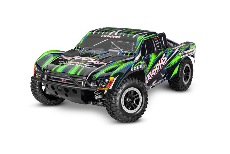 TRAXXAS Slash 4x4 VXL Clipless grün 1/10 Short-Course RTR Brushless, HD, ohne Akku und Ladegerät