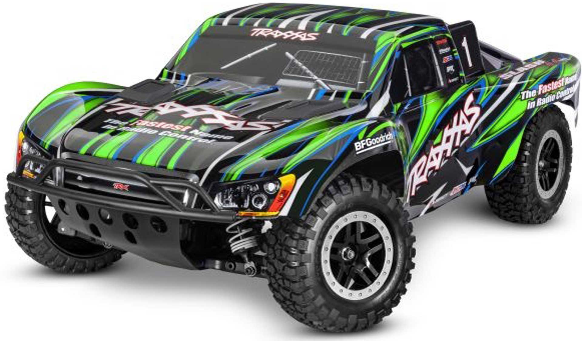 TRAXXAS Slash 4x4 VXL Clipless vert 1/10 Short-Course RTR Brushless, HD, sans batterie ni chargeur