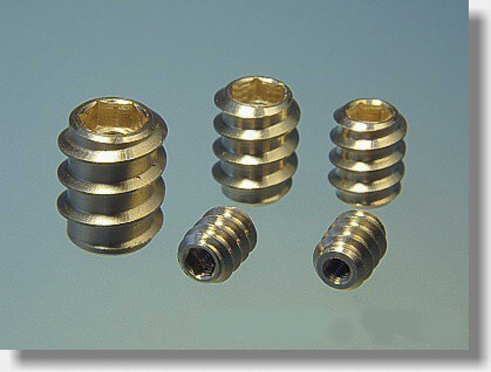 MP-JET INSERTS M5 BRASS 4PCS.