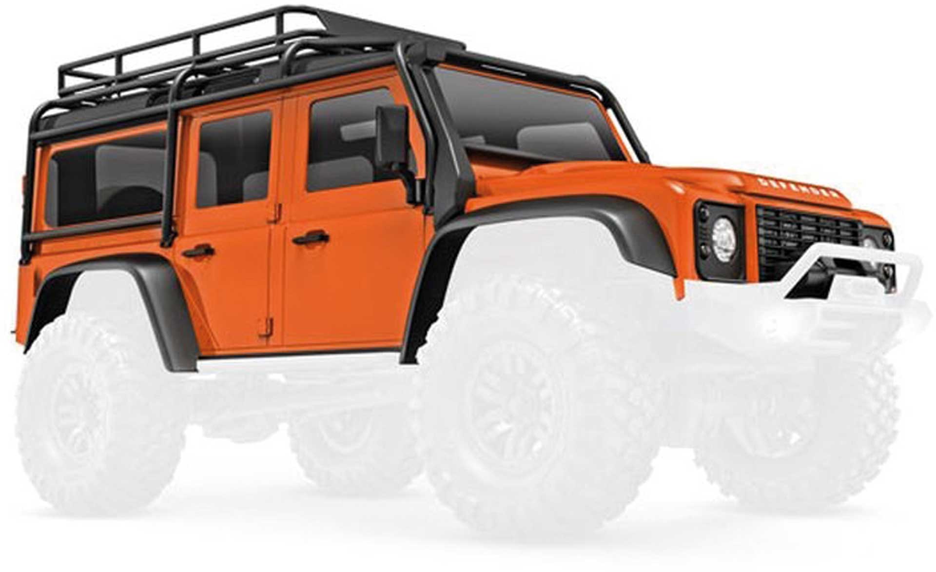 TRAXXAS CARROSSERIE TRX-4M DEFENDER ORANGE COMPLET