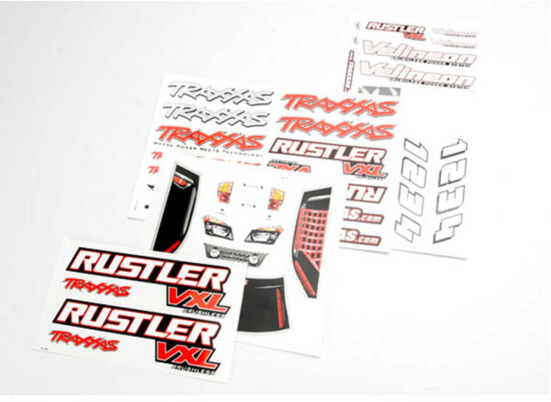 TRAXXAS AUTOCOLLANT RUSTLER VXL