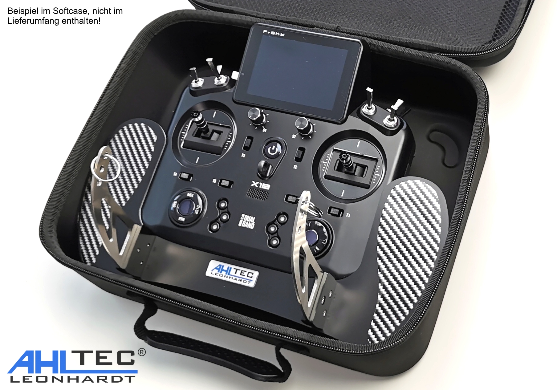 AHLTEC Senderpult "Softcase" FrSky Tandem X18 & X18 S in Black