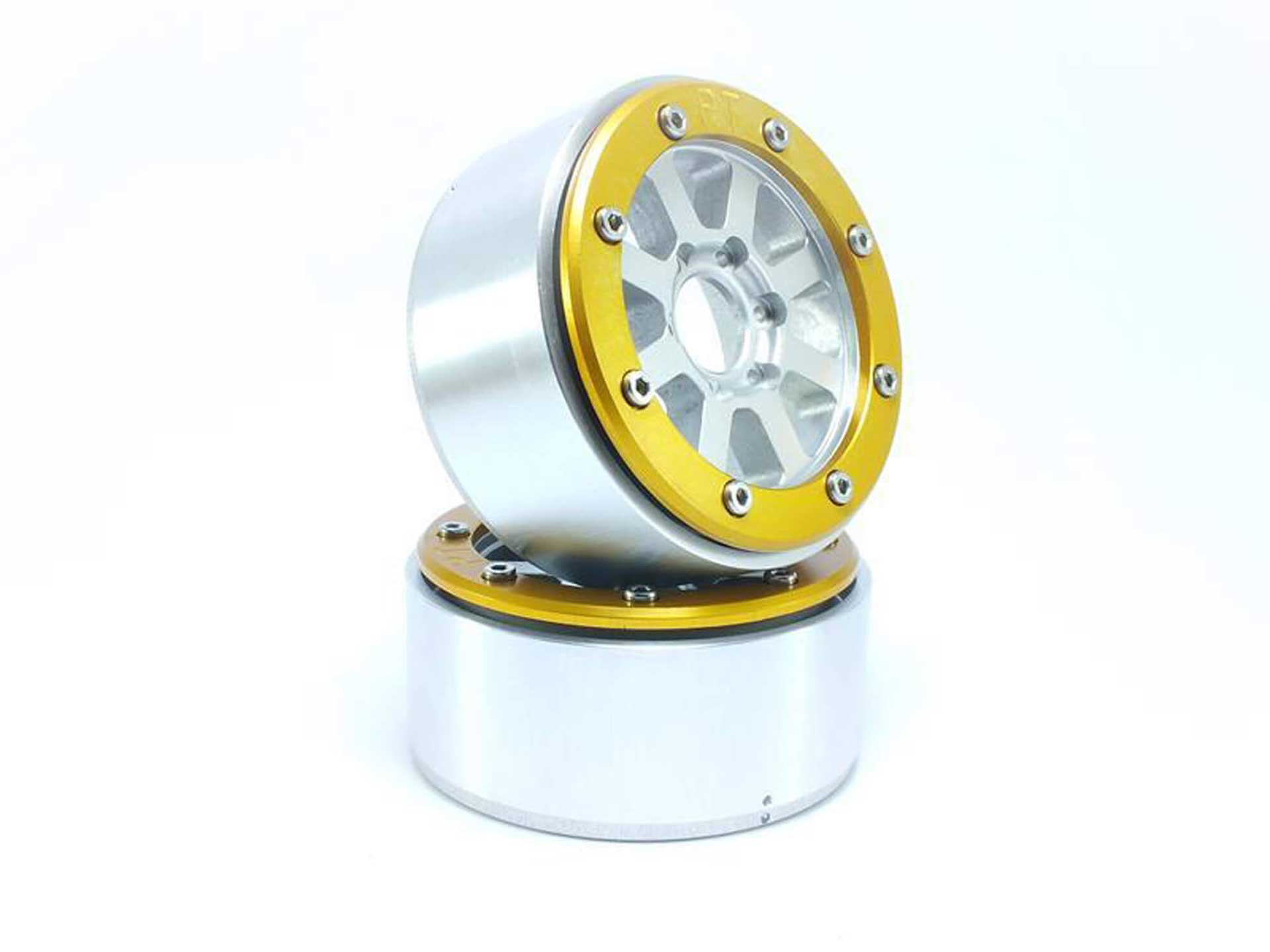 METSAFIL Beadlock Wheels HAMMER silber/gold 1.9 (2 St.) ohne Radnabe