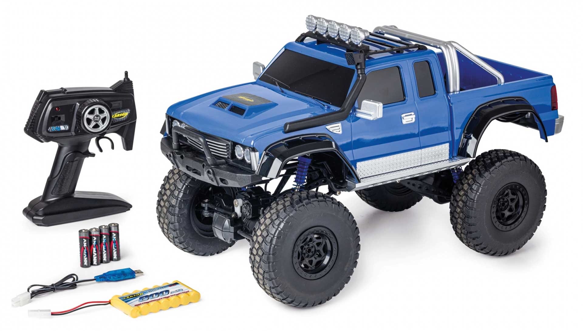 CARSON Pickup Crawler 1/8 2.4G 100% RTR bleu