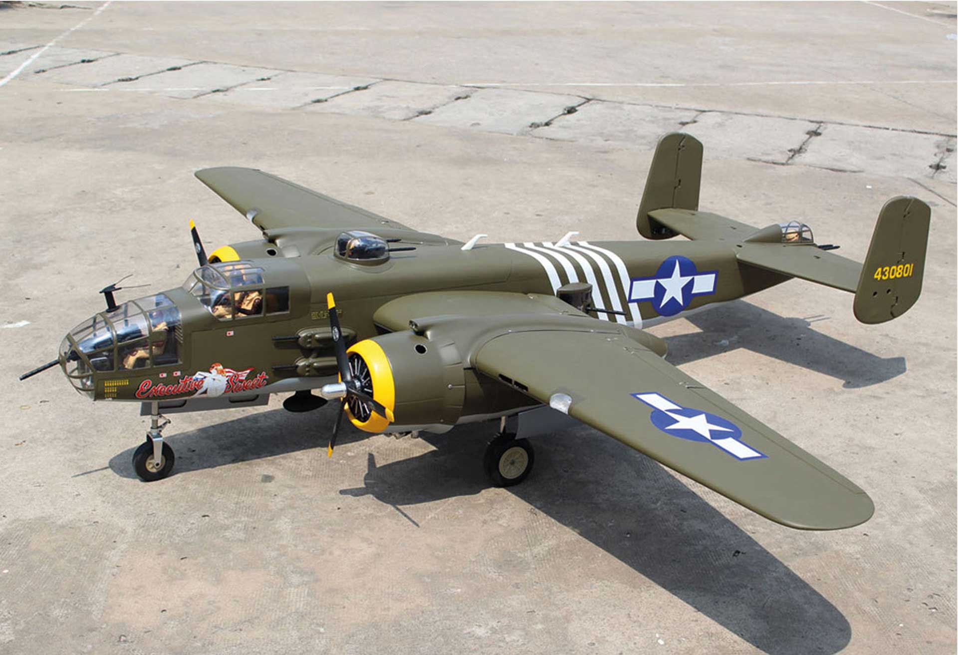 Seagull Models ( SG-Models ) B-25 MITCHELL GIANT SCALE ARF 2,4M MIT ELEKTR. EINZIEHFAHRWERK, matt