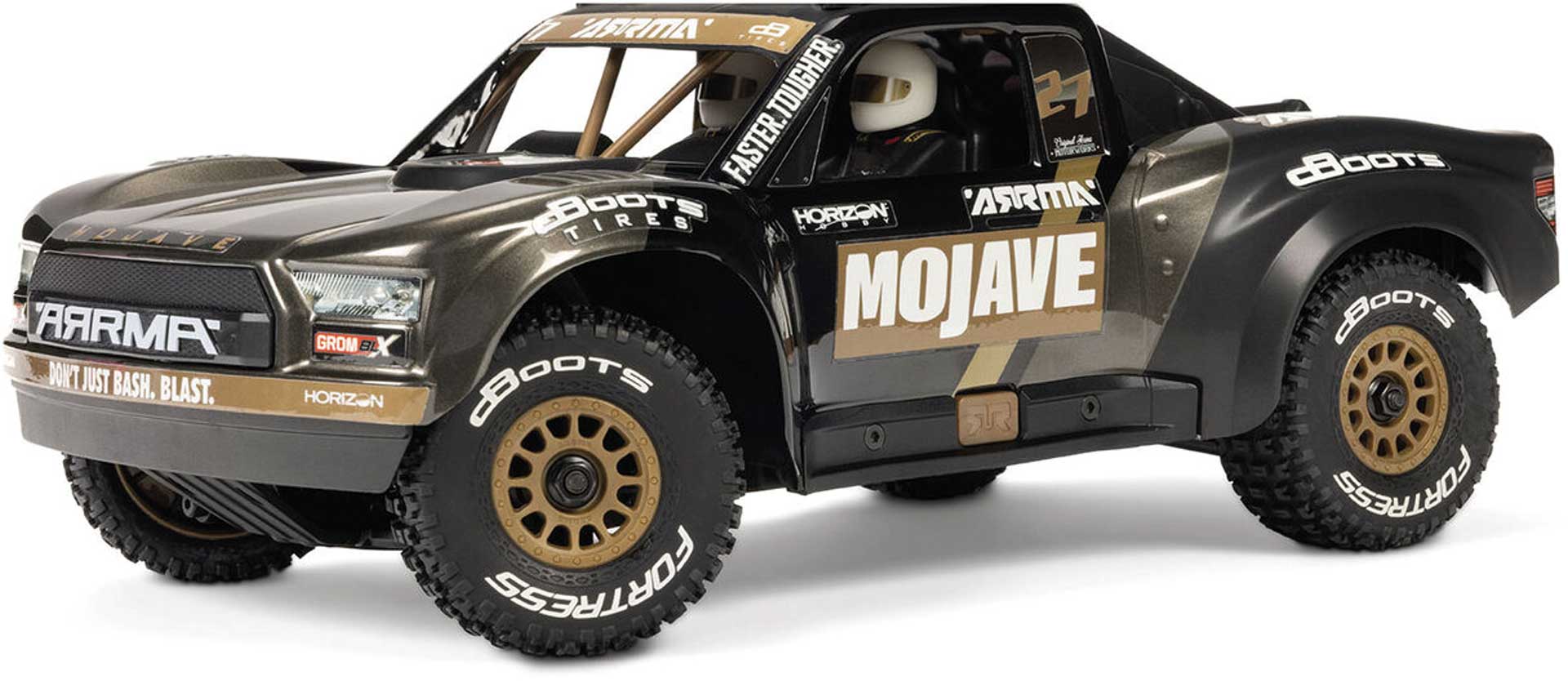 ARRMA MOJAVE GROM 223S BLX Brushless 4X4 Small Scale Desert Truck RTR noir