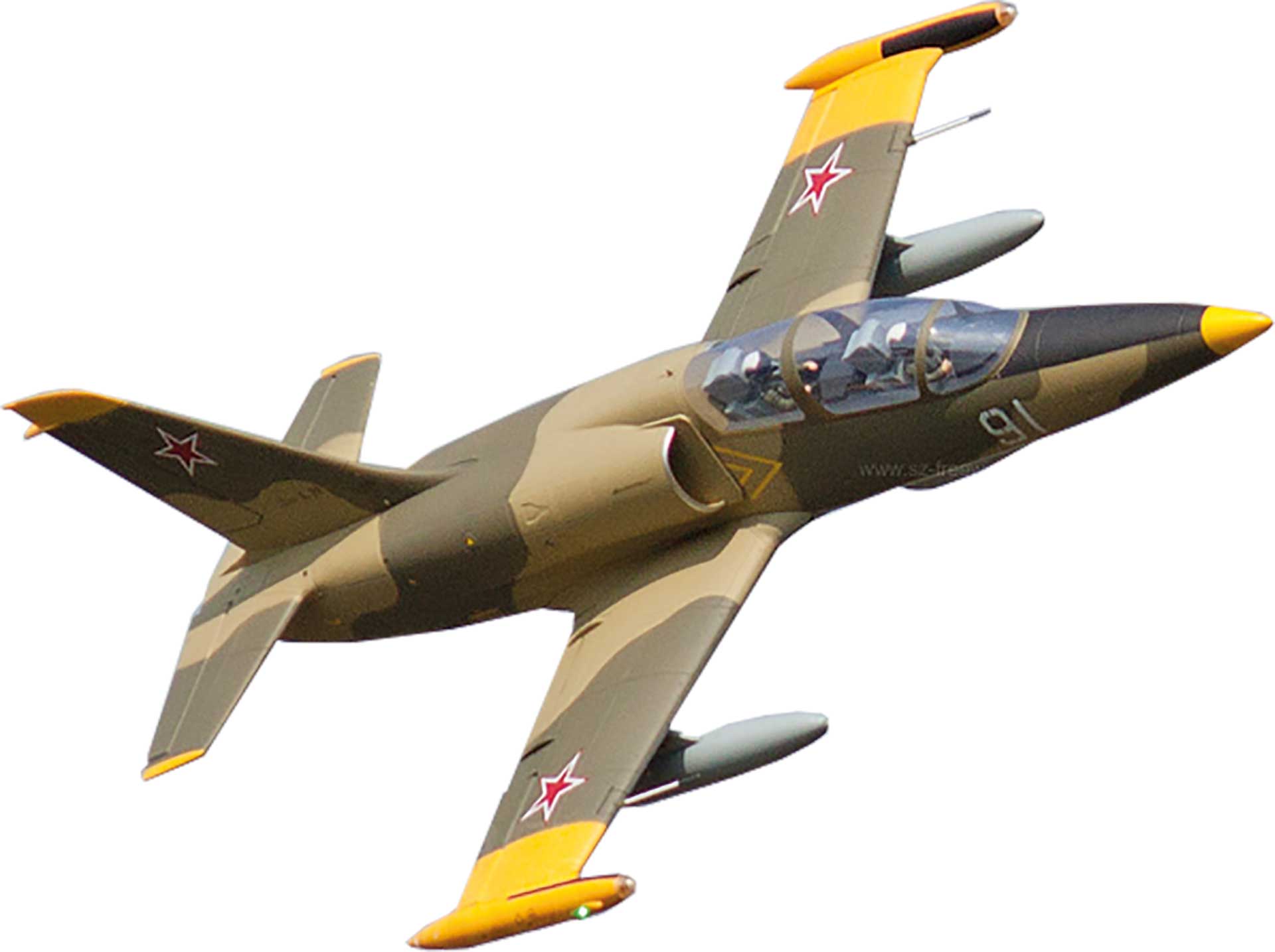 Freewing L-39 Albatros (Yellow) PNP 80mm 12B Jet EDF