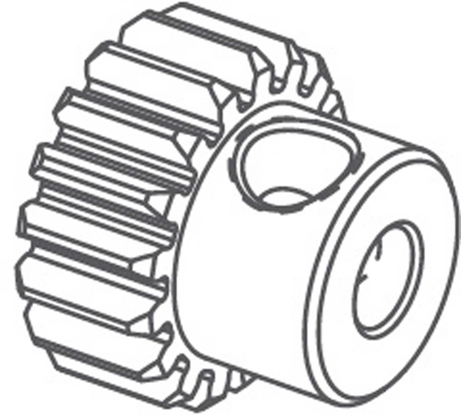 ABSIMA Pignon moteur 17 dents