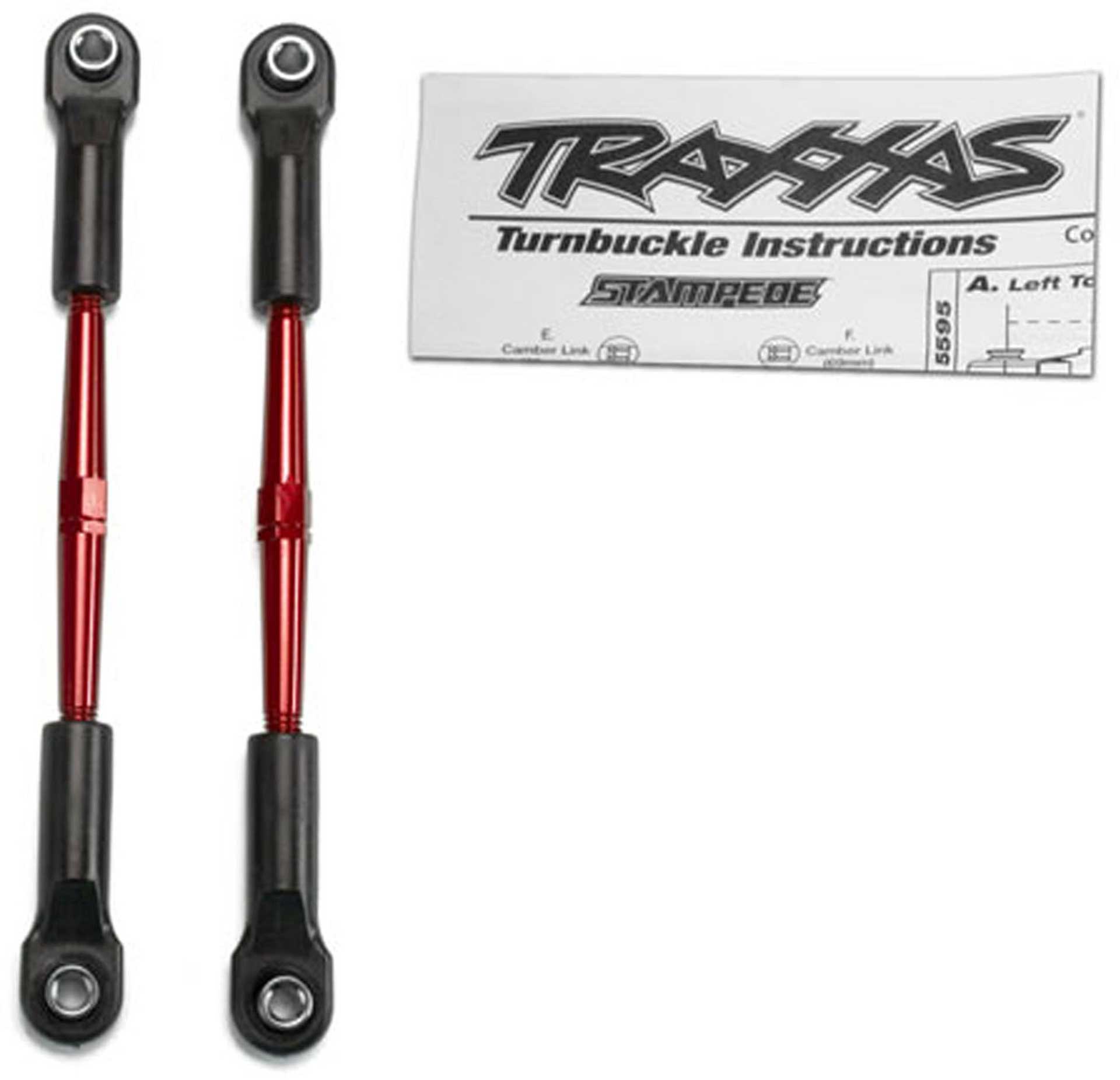 Traxxas Gewindestangen Set L R Alu Rot