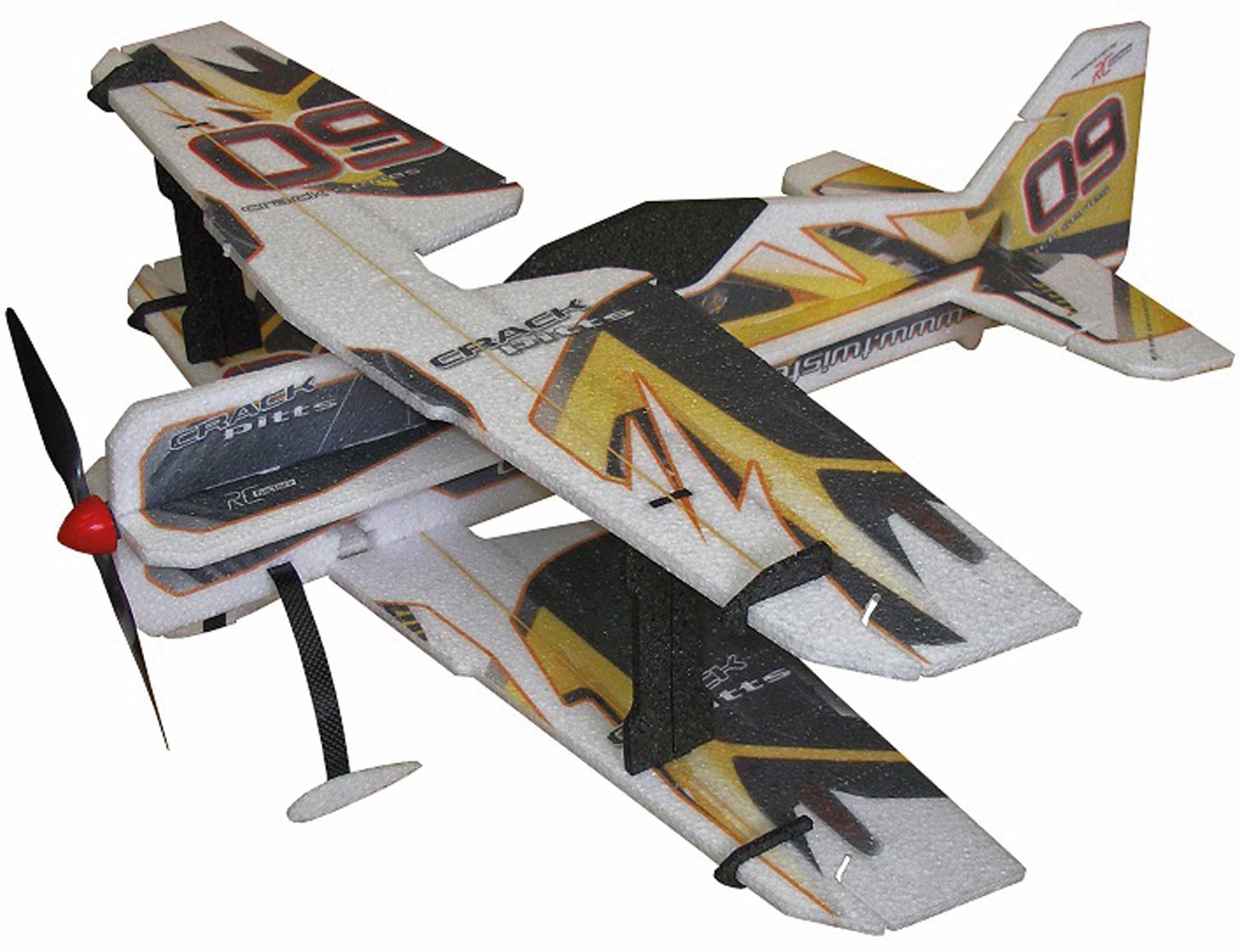 RC-Factory Crack PITTS 0.80m Black/Yellow + LG BACKYARD series