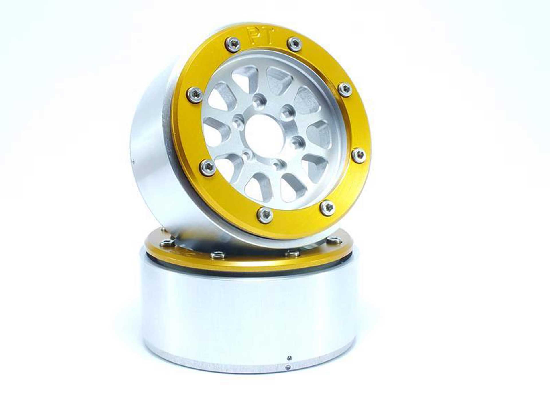 METSAFIL Beadlock Wheels GEAR silber/gold 1.9 (2 St.) ohne Radnabe