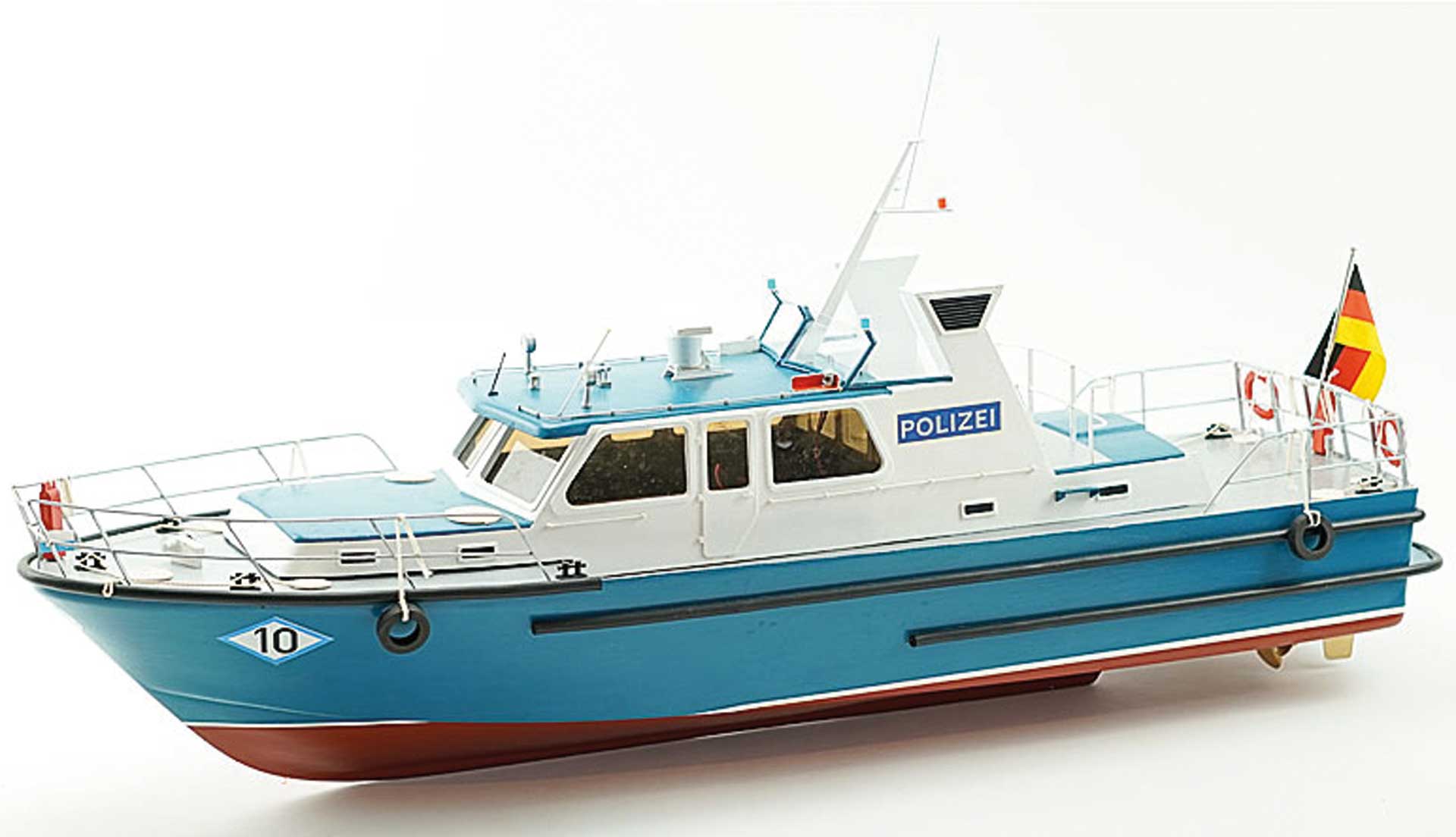 BILLING BOATS WSP-10 Bateau de police de Passau RC kit de construction