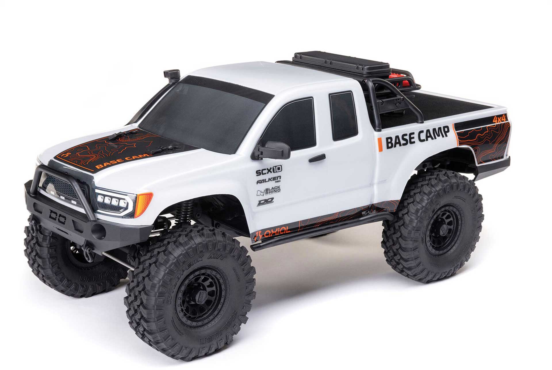 AXIAL SCX10 III Base Camp 4X4 1/10 Rock Crawler Brushed RTR Weiß