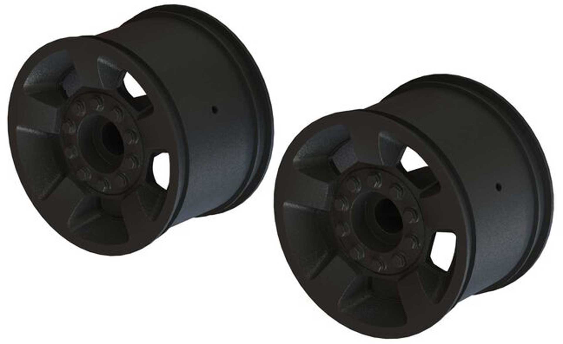 ARRMA 2.8" Wheel 14mm Hex (Black/2)