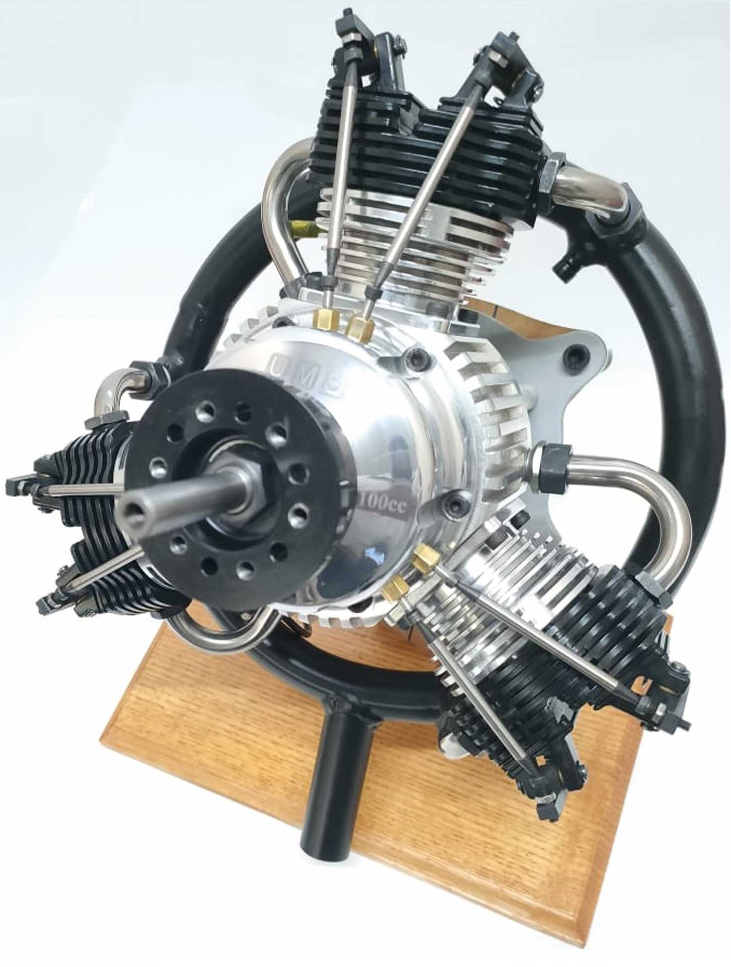UMS radial engine 3 cylinder 100cc, gasoline