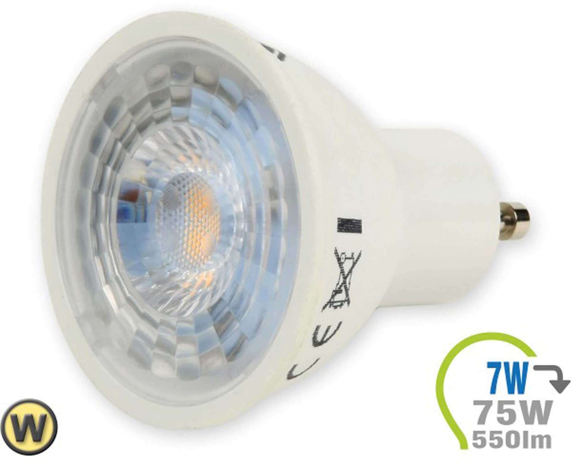 V Tac Gu10 Led Lampe 7w Spotww Comparable À Une Ampoule De 75watt 7120