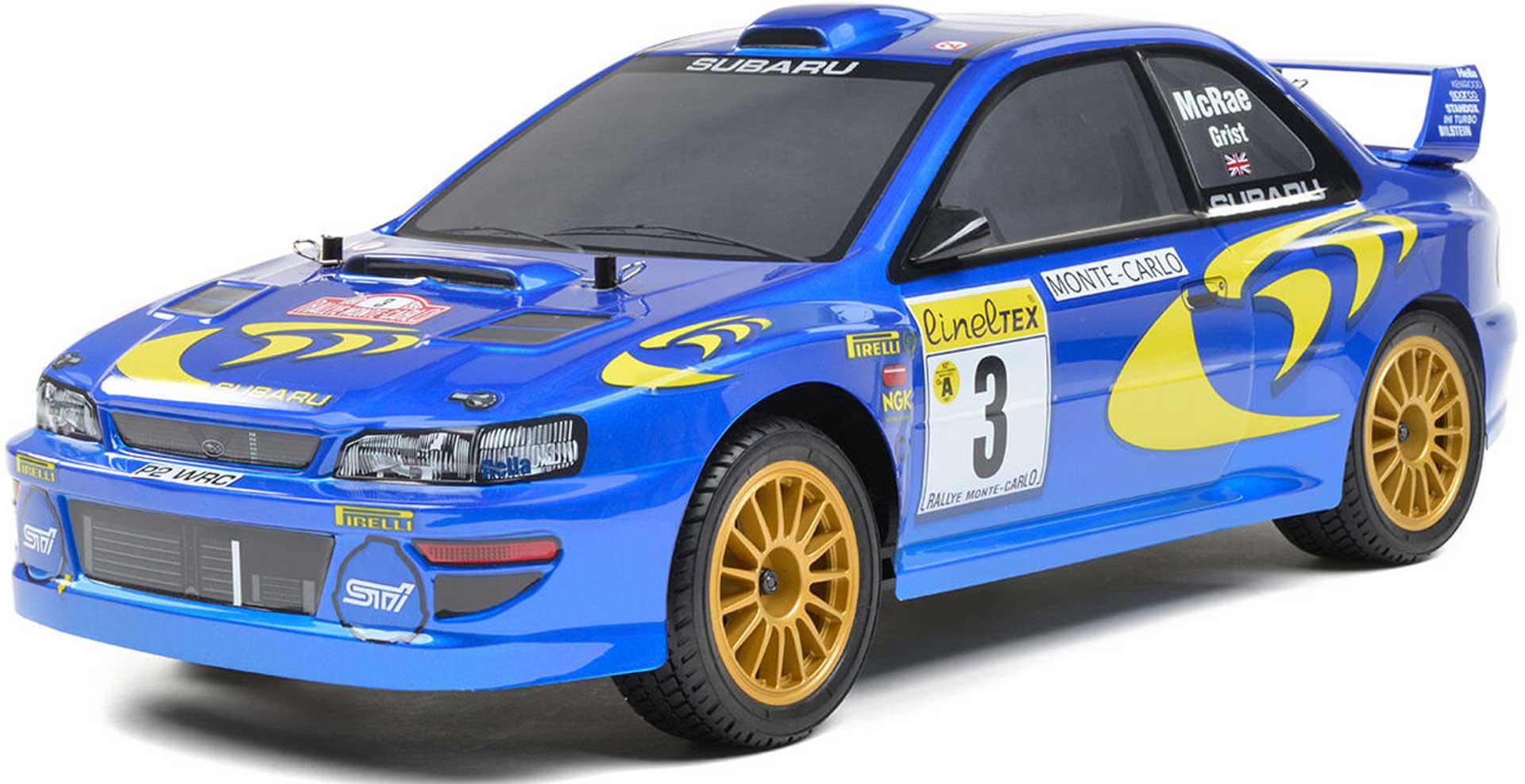 CARISMA M48S - Subaru WRC 1997 - RTR - Brushless - 1/8 Scale