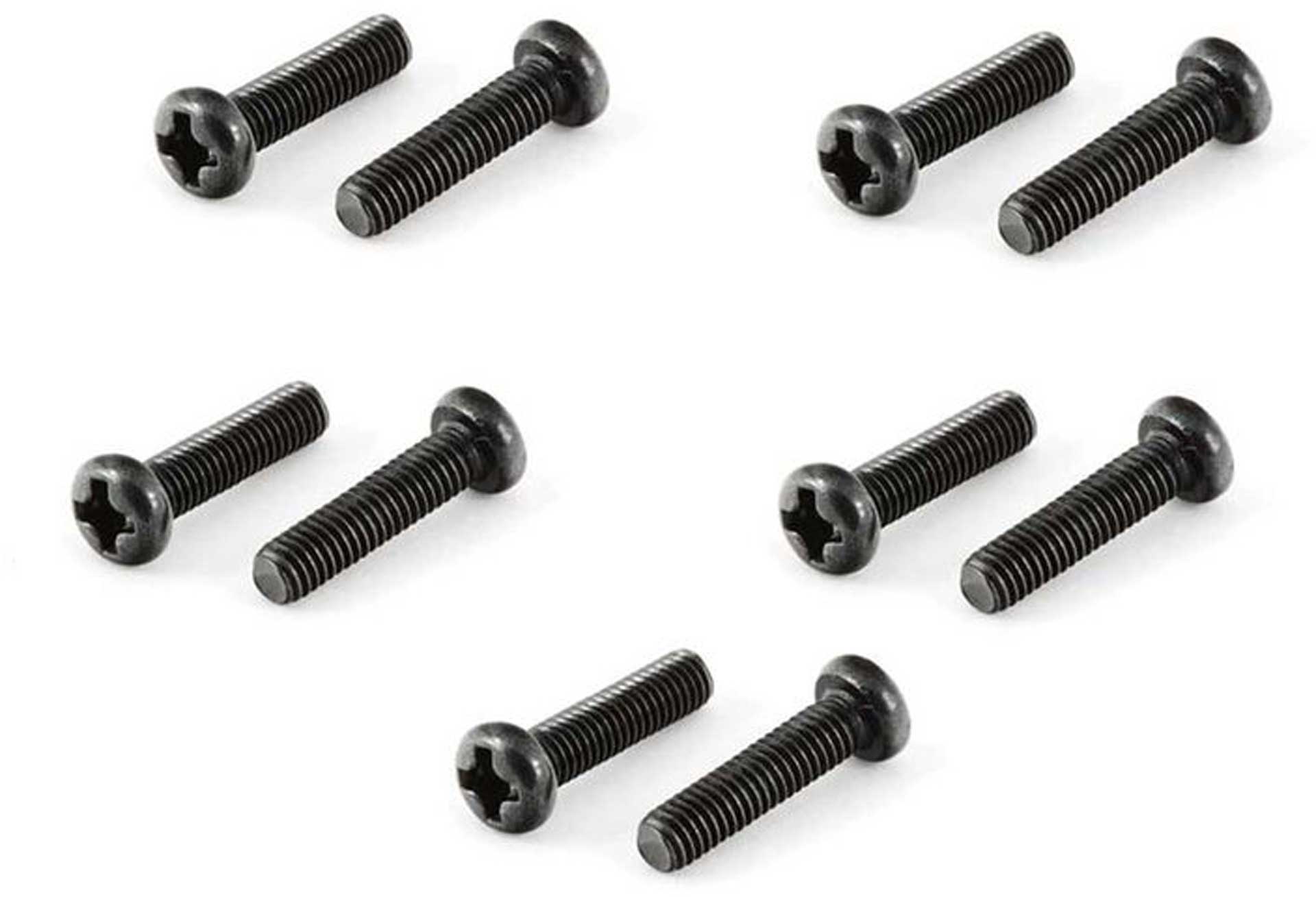 ARRMA AR725312 ButtnHead Cross Machine Screw 3x12mm (10)