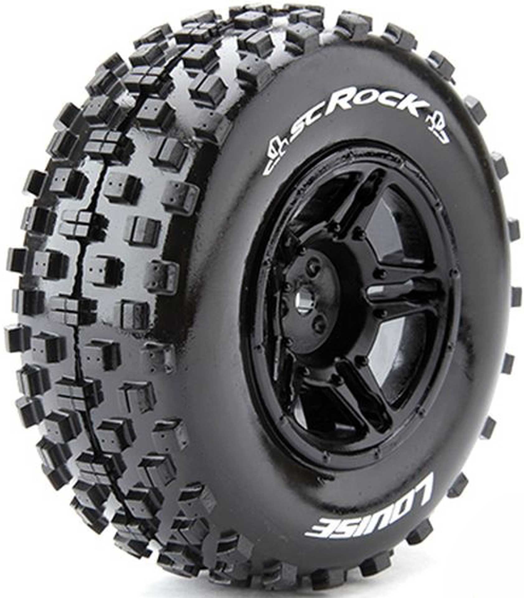 LOUISE SC-Rock pneu soft sur 2.2/3.0 Jante noire 12mm(2)