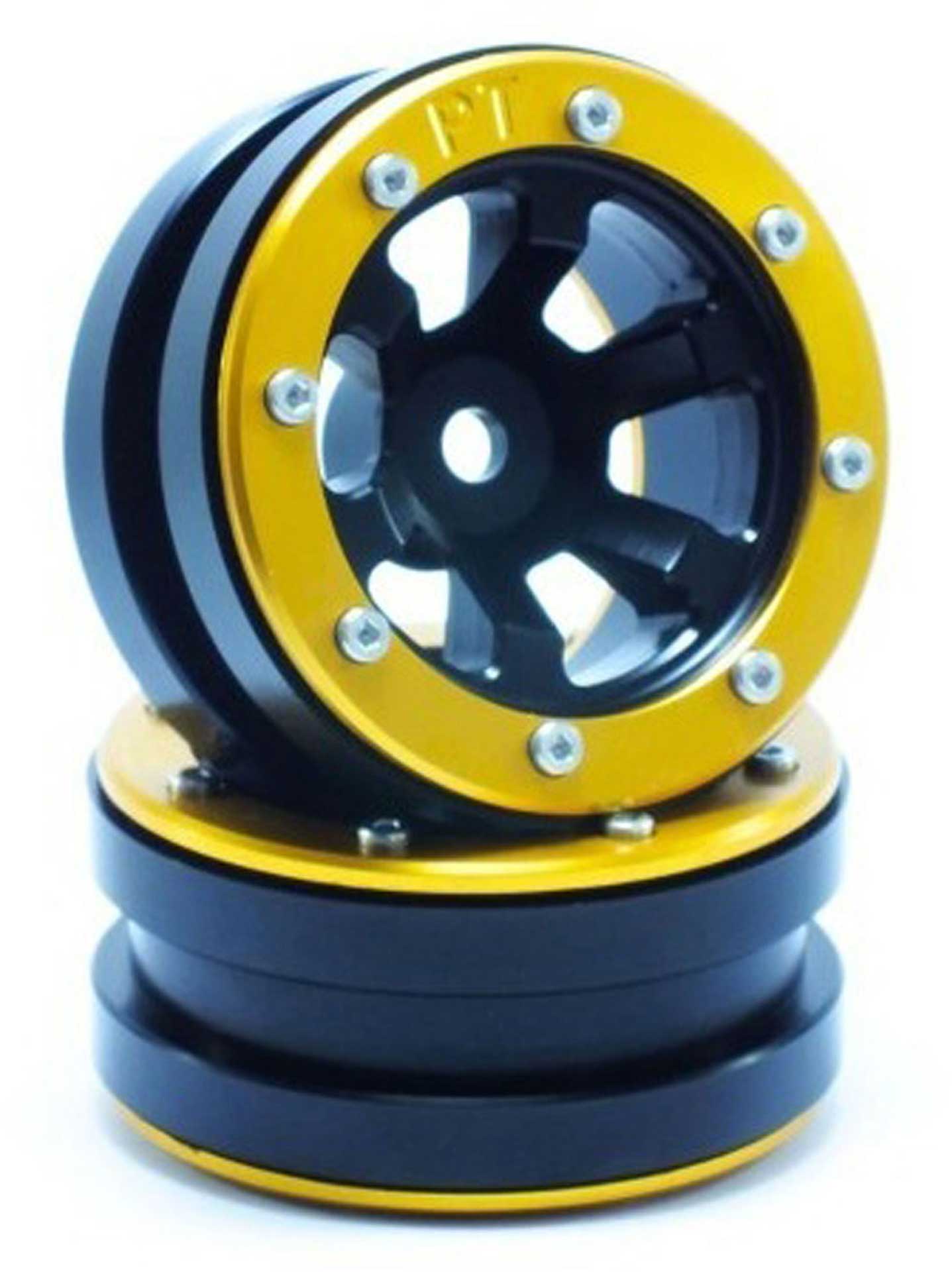 METSAFIL BEADLOCK WHEELS PT- CLAW SCHWARZ/GOLD 1.9 (2 ST.)