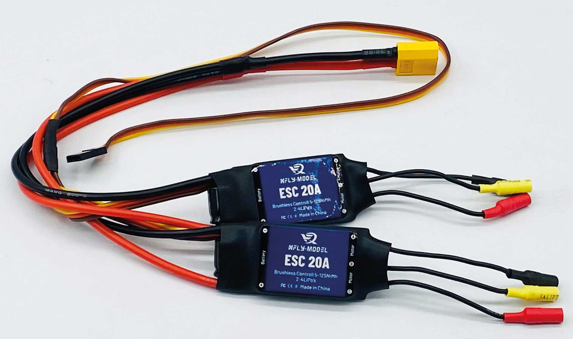 XFLY 20A ESC*2(XT60 plug) w/60mm lead