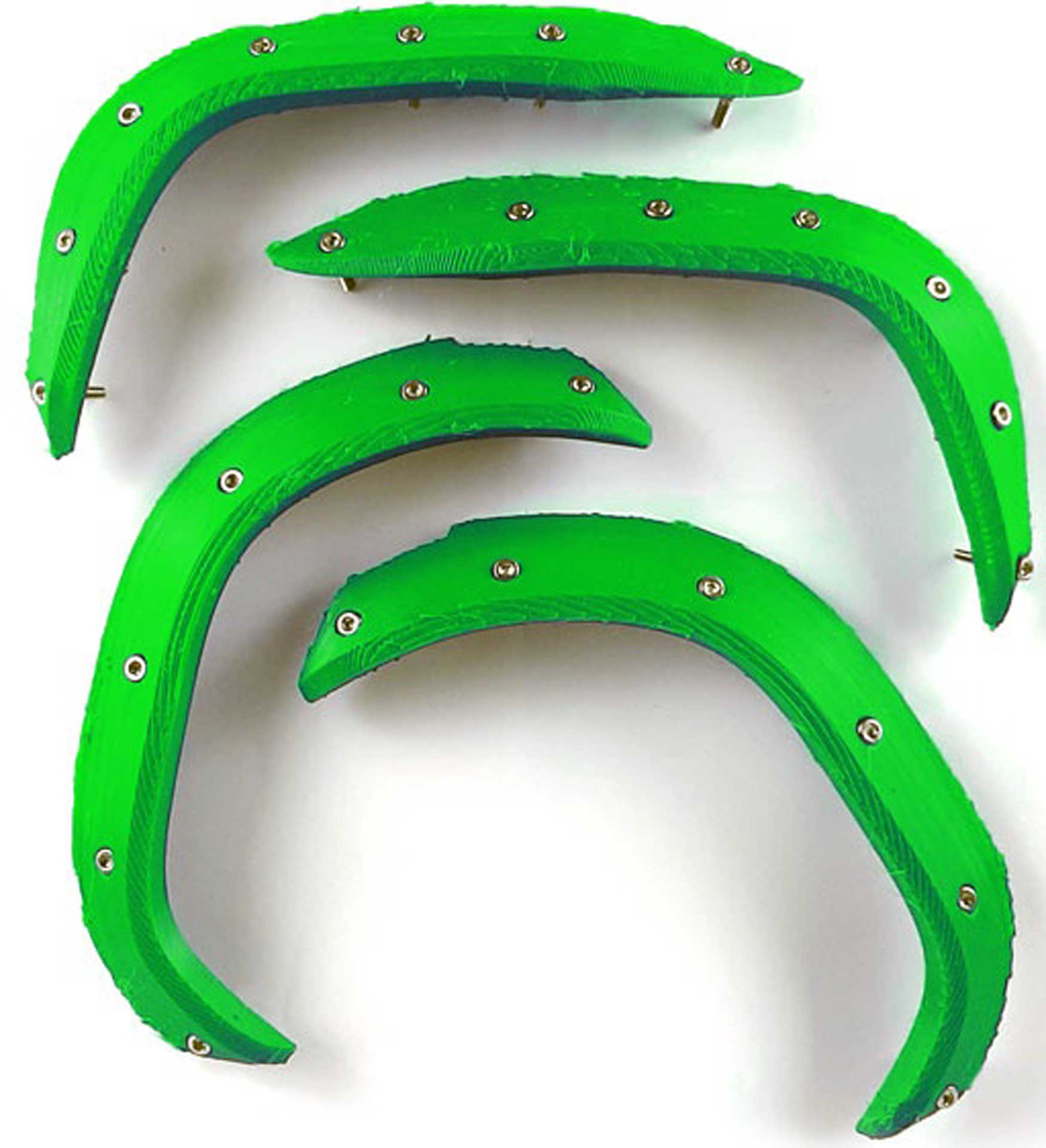 TMT Fender Flares neon green (incl. screws) for TRX XRT