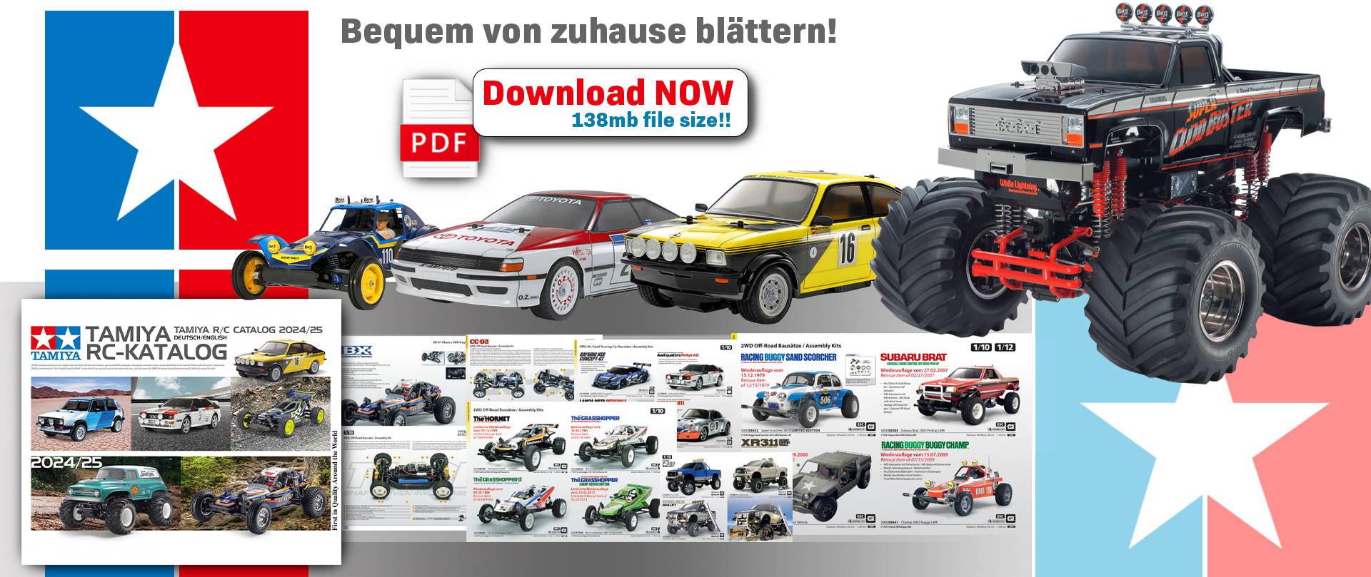 Tamiya RC Katalog, RC Catalog Download, Modellbau Lindinger