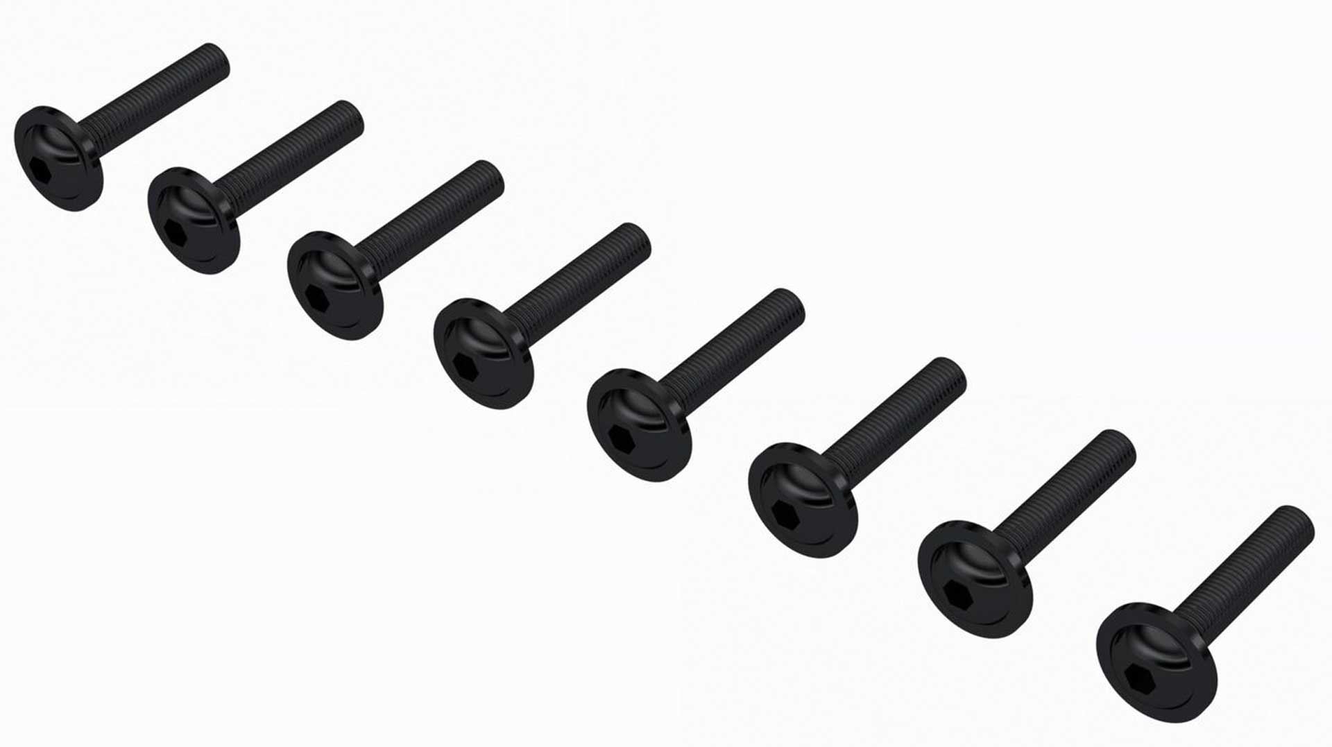 ARRMA Button Head Screw M3x16mm with Washer (8)