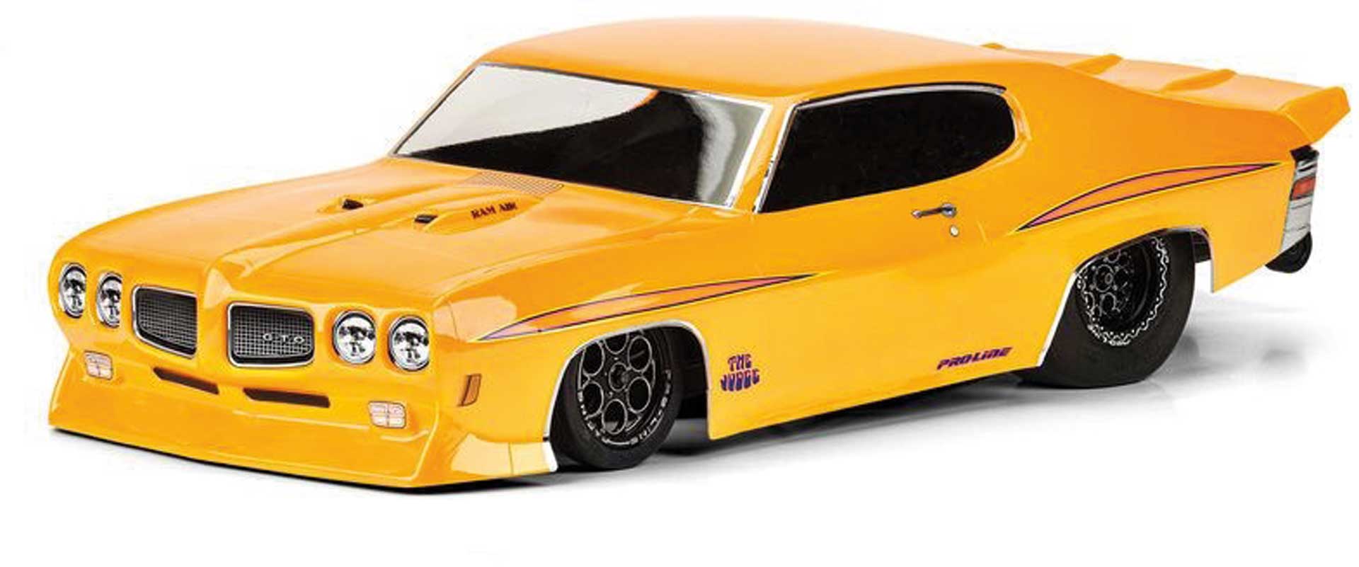 PROLINE 1970 PONTIAC GTO JUDGE KAROSSERIE KLAR FÜR LOSI 22S NO PREP DRAG CAR, SLASH 2WD DRAG CAR & AE DR10